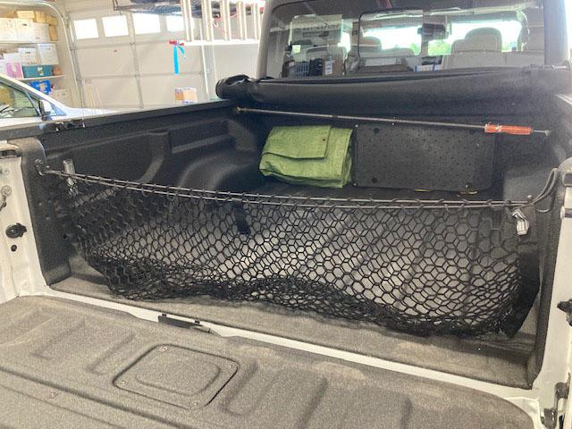 Jeep Gladiator Cargo net borrowed from Tacoma cargonet071722