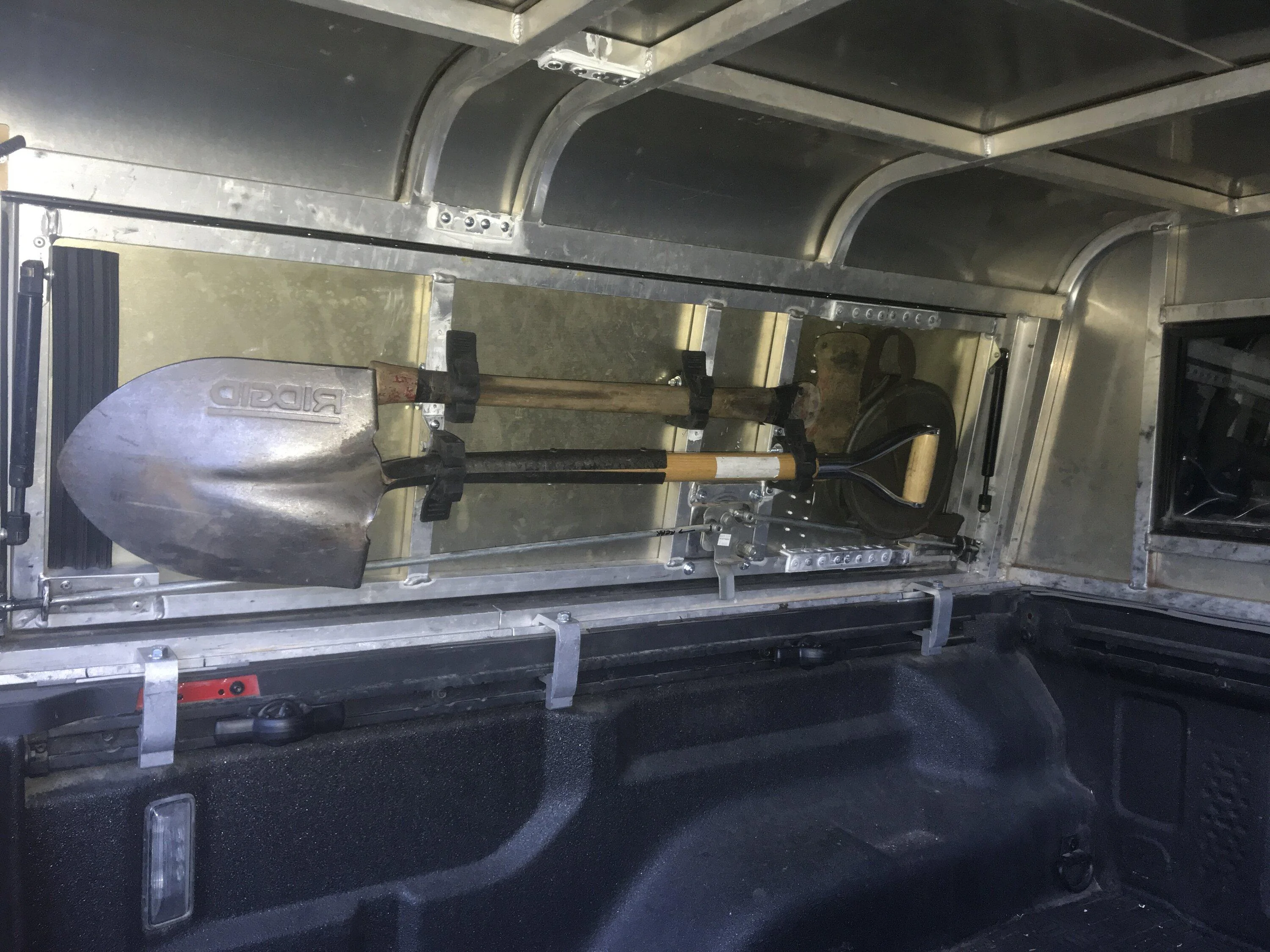 Jeep Gladiator Shortened ARE aluminum topper. IMG_5007