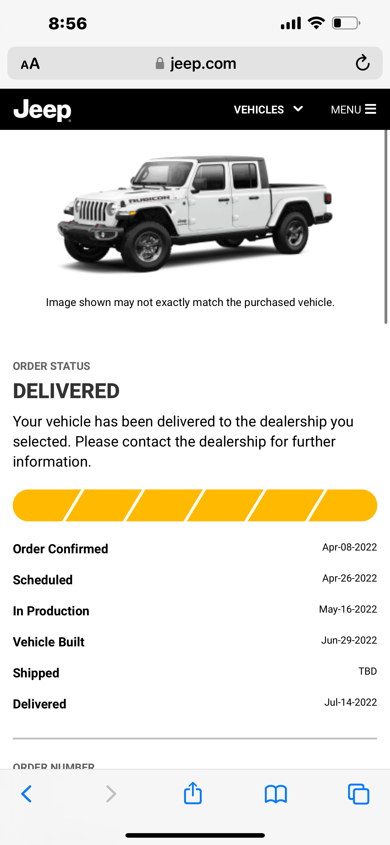 Jeep Gladiator Gladiator Window Sticker and Build Sheet Order Tracking 4D28A48F-1834-4559-93E1-B60F53022ABC