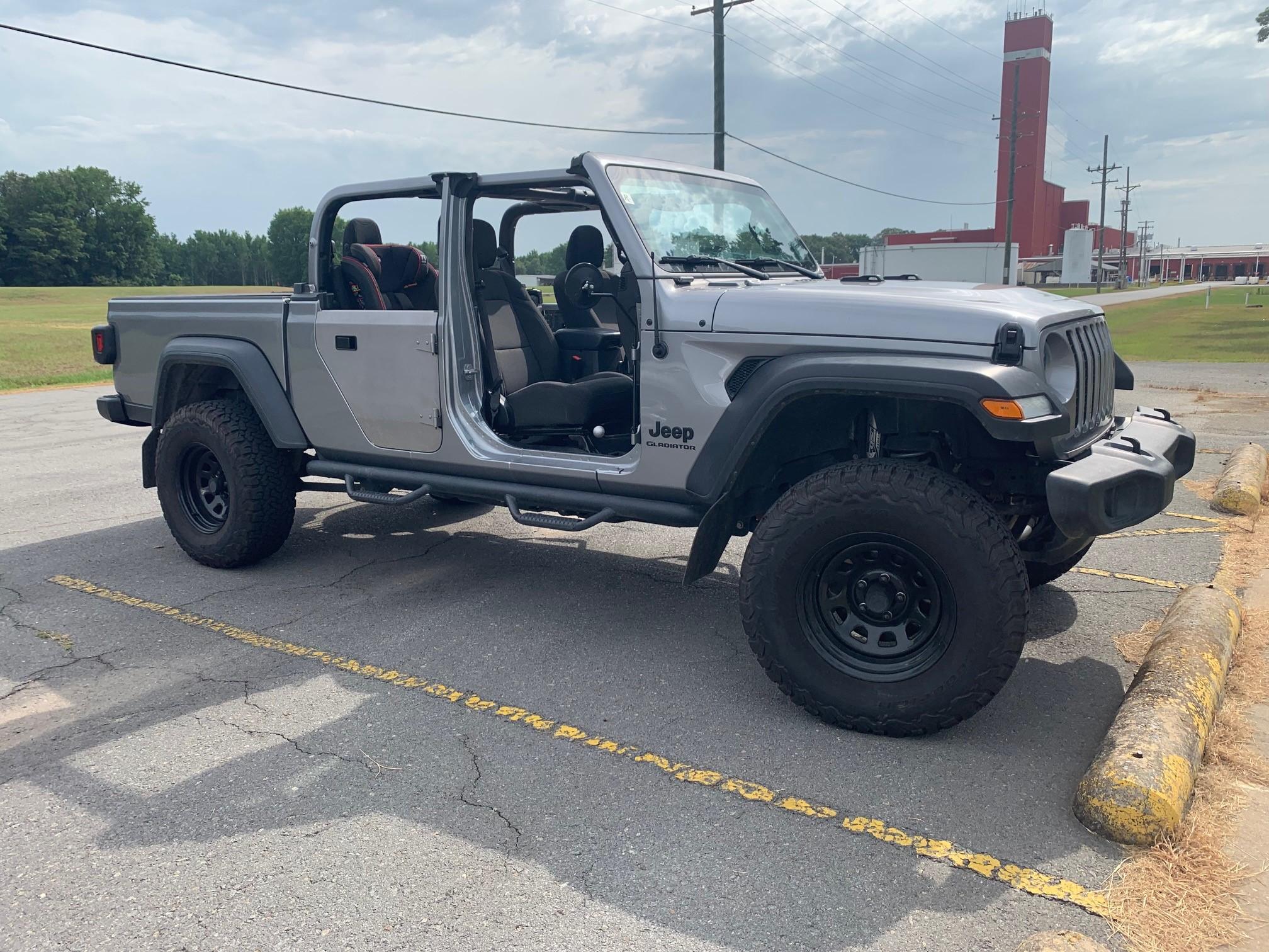 Jeep Gladiator What to plan for... keeping back hard top off extended period. half