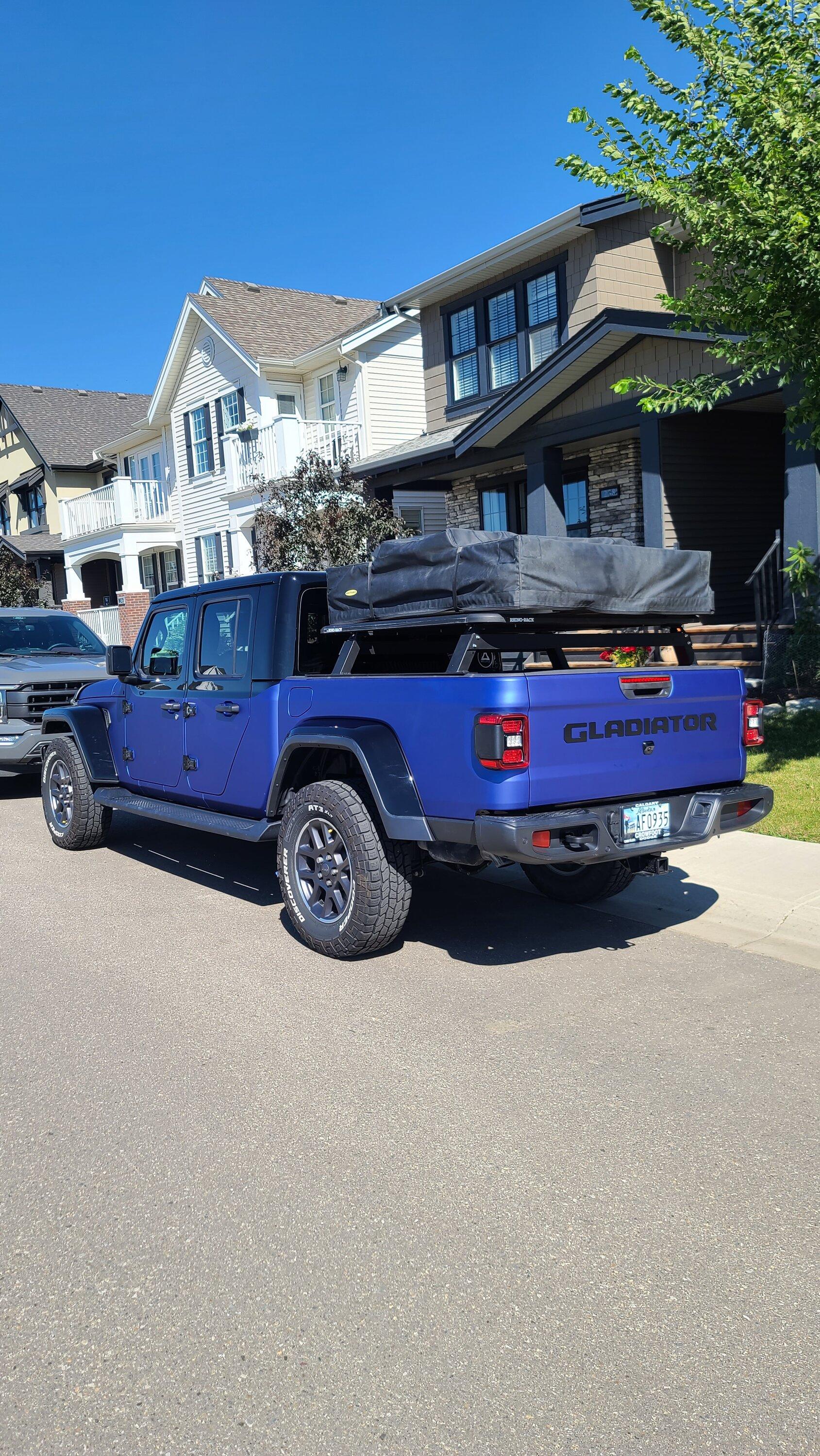Jeep Gladiator Vinyl wrapped 20220721_104654