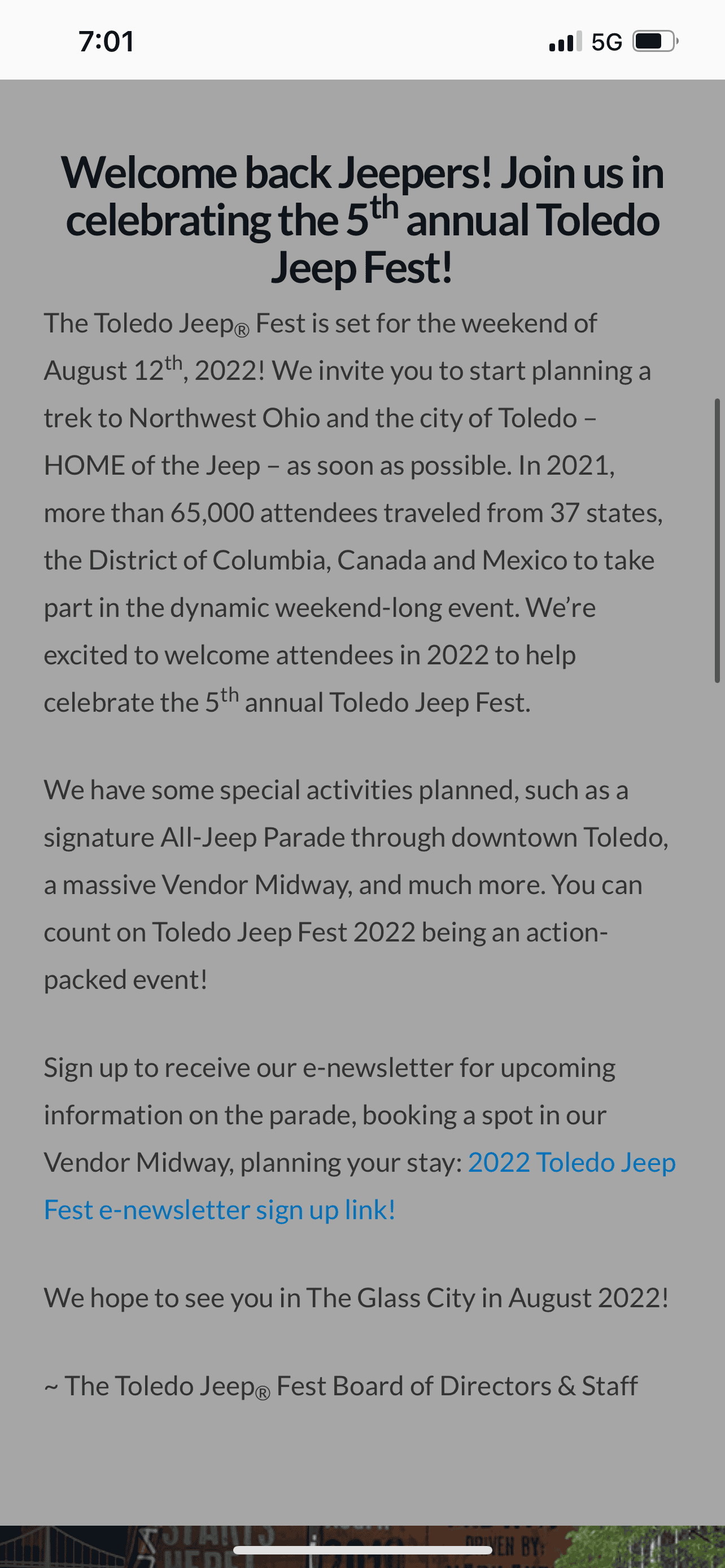Jeep Gladiator Toledo Jeep Fest 2022 9EFA6C7D-1D72-4BCE-8298-EC61377821B8