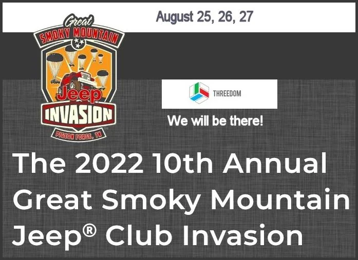 Jeep Gladiator ?Aug. 25-27 10th Annual Great Smoky Mountain Jeep® Club Invasion? tenn