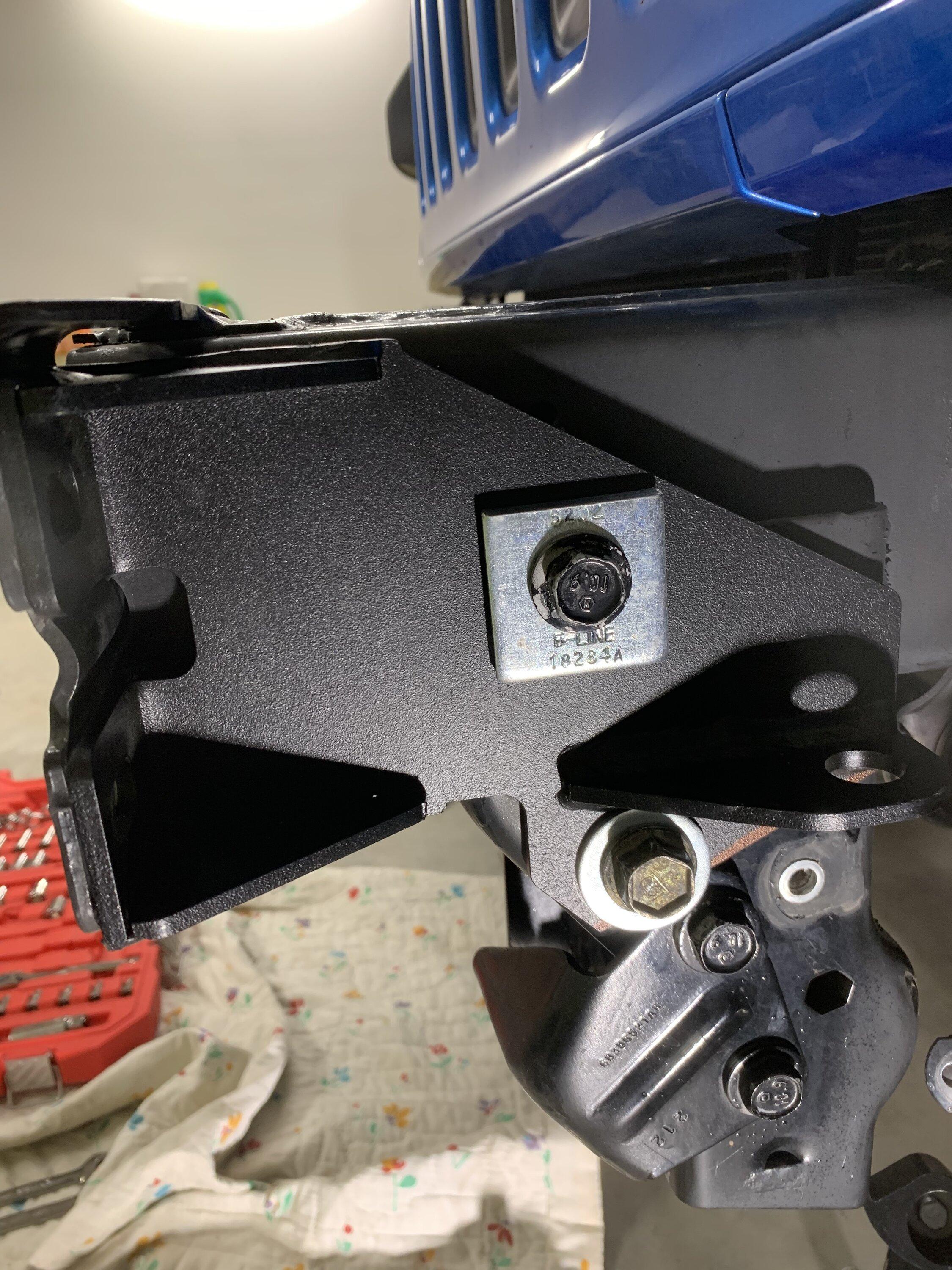 Jeep Gladiator Install 9000 lb. Warn winch on Mojave  plastic bumper, record time and zero sag! 4CAFFD74-0AE0-40AD-A14C-BCEF4A3F1E7E