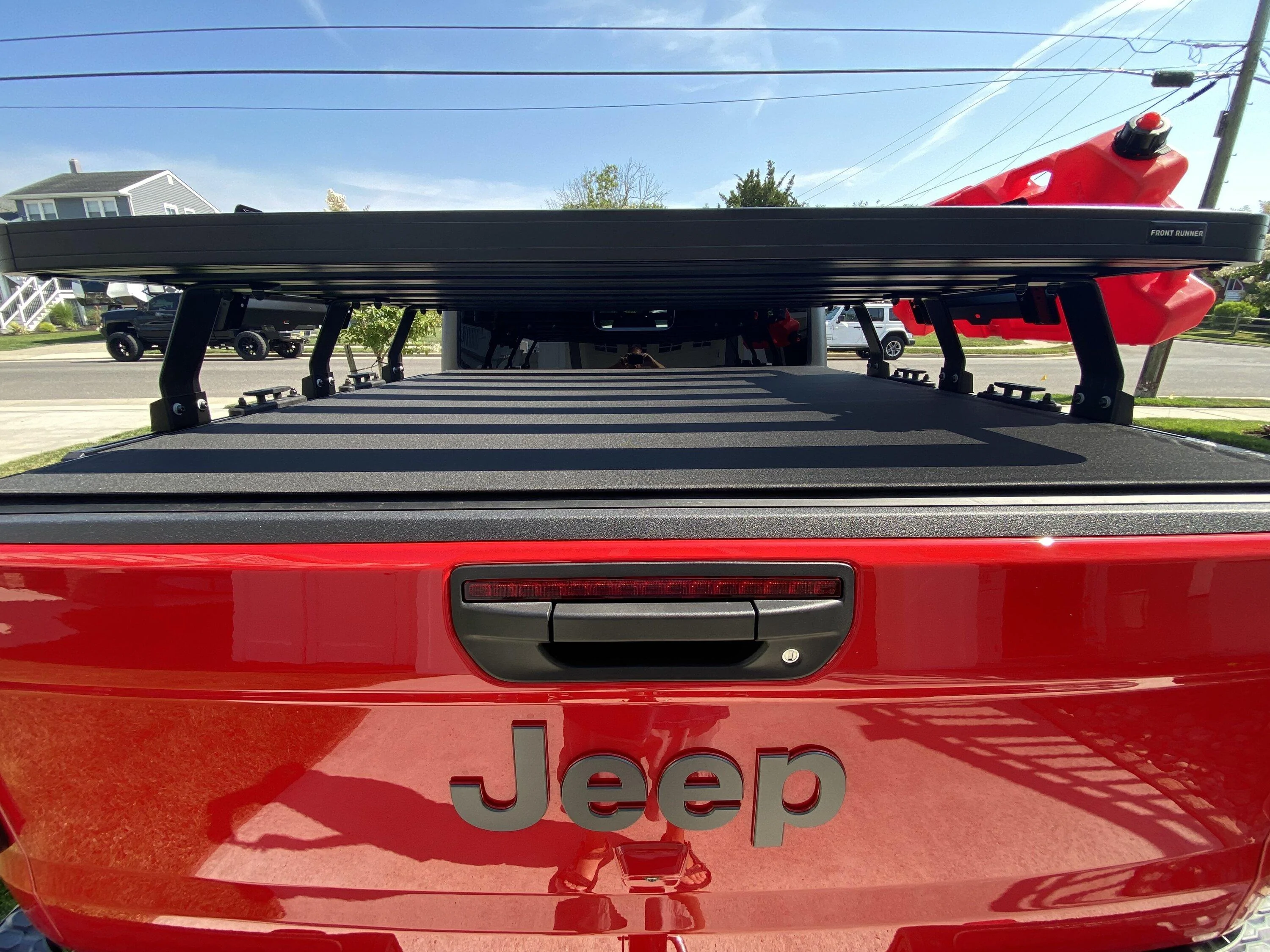 Jeep Gladiator Custom Gladiator Bed Rack Kit with rolling hard Cover. IMG_3428