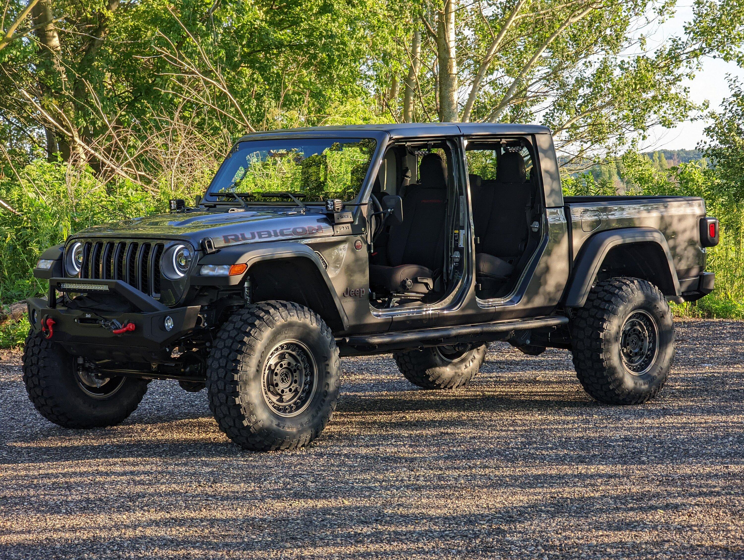 Jeep Gladiator Spacer options. Lean after lift. PXL_20220724_235712882