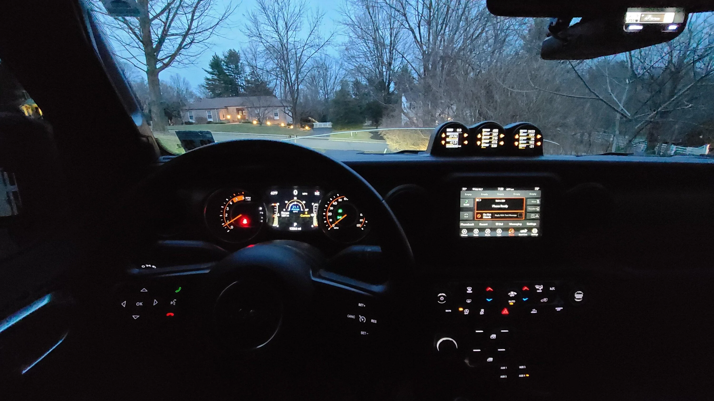Jeep Gladiator Diesel gauges- what auxiliary gauges are you running pic2