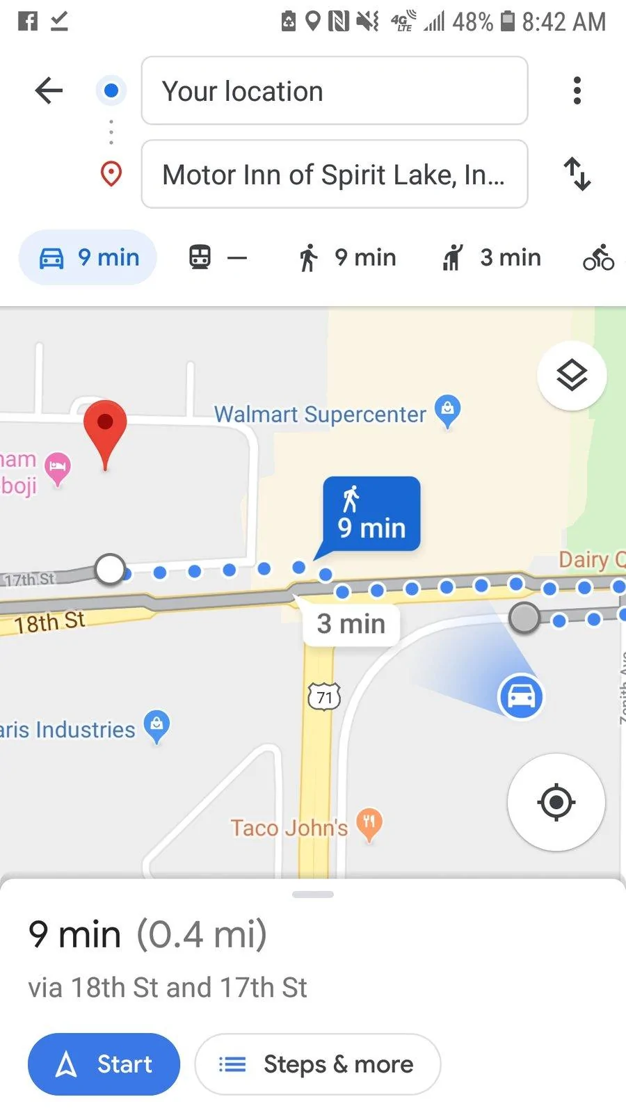 Jeep Gladiator Below Invoice Discussion @ Motor Inn of Spirit Lake Screenshot_20190805-084249_Maps