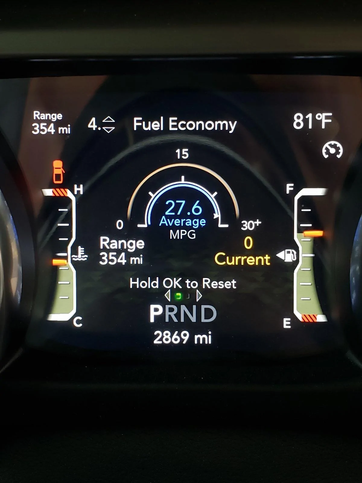 Jeep Gladiator What gas milage are you getting? 20190805_142009