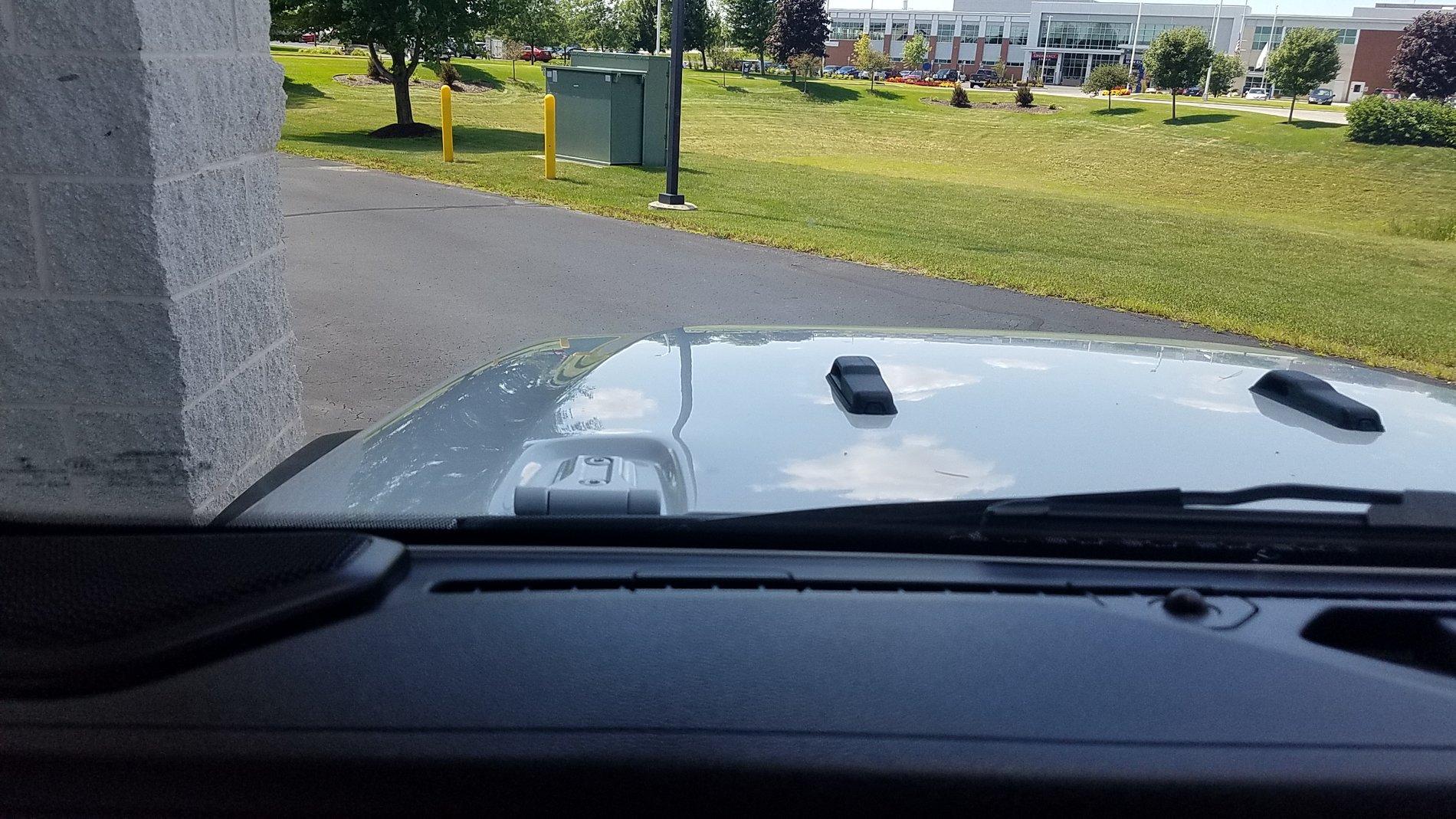 Jeep Gladiator Defrost barely blows on left 1/3 or right 1/3 of windshield? 20190808_123800