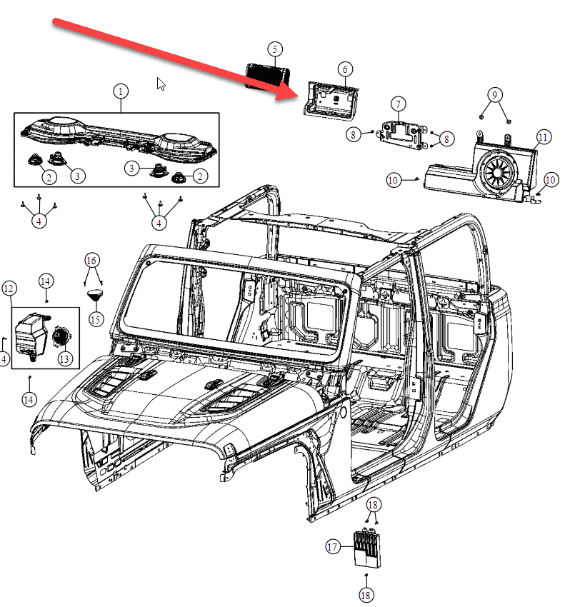 Jeep Gladiator Alternative use for for bluetooth speaker location upload_2019-8-8_22-3-14