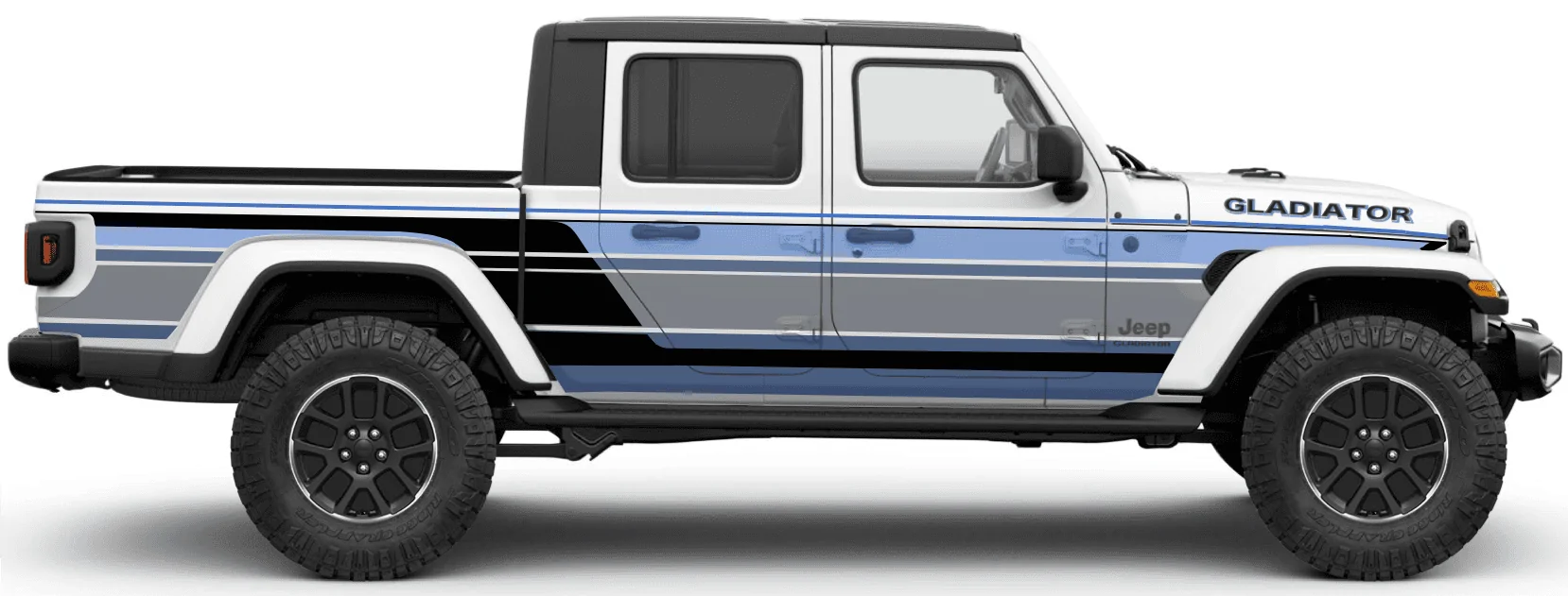 Jeep Gladiator BRIGHT WHITE Gladiator JT Club GladiatorGraphics