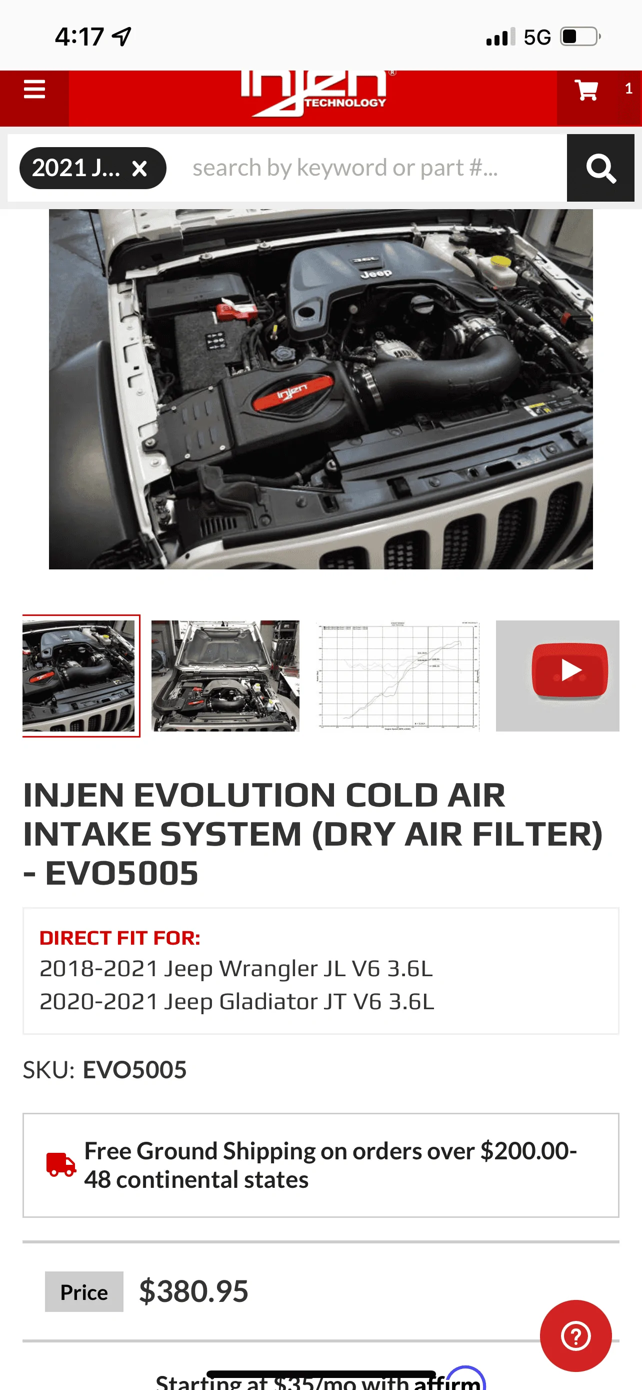 Jeep Gladiator Post up your cold air intakes and experience? Looking for better mpg C98C95F6-2C0F-4617-89E0-8FFB105184AB