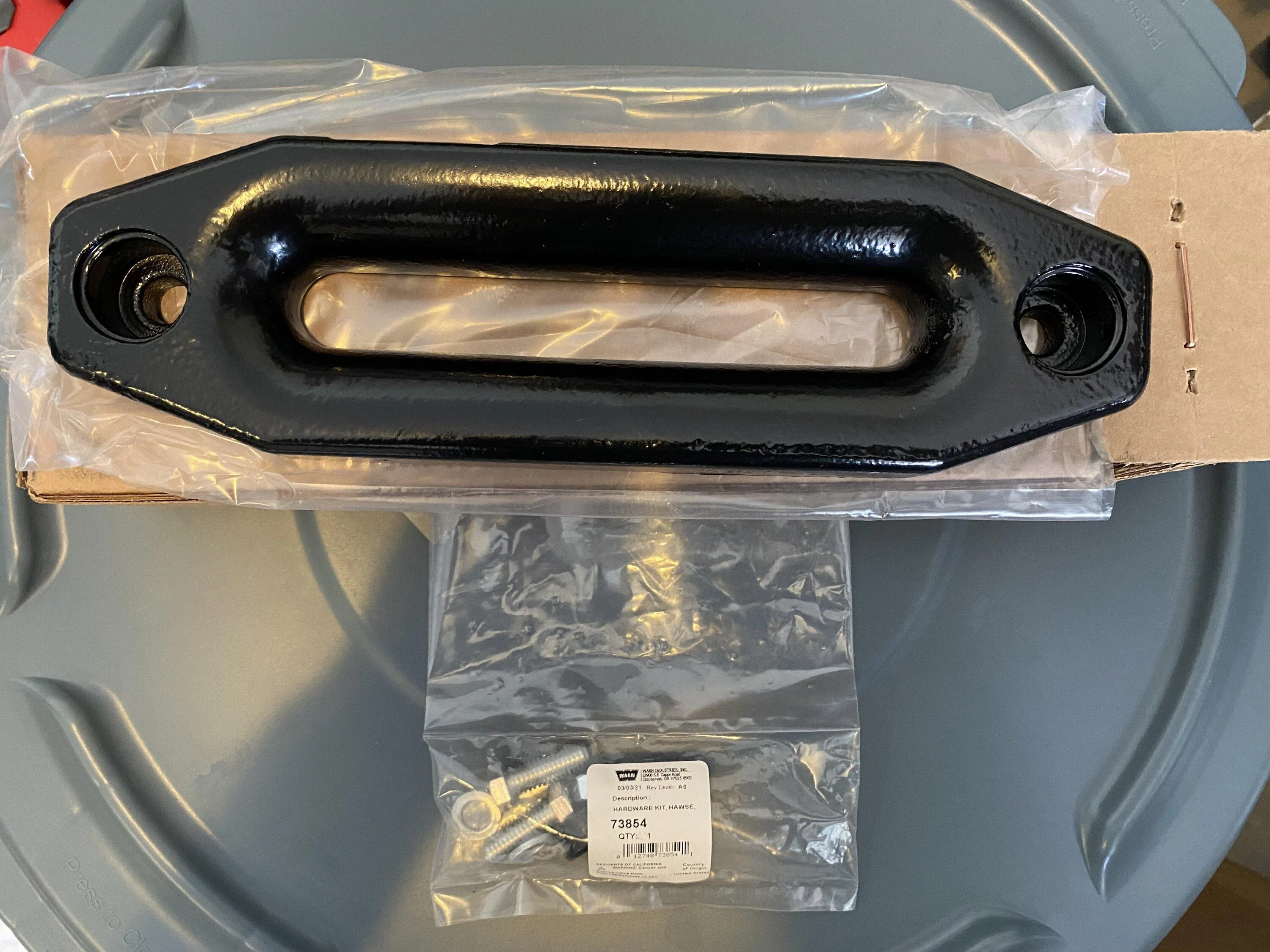 Jeep Gladiator Warn Hawse Fairlead 73850 - New - $50.00 Hawse fairlead
