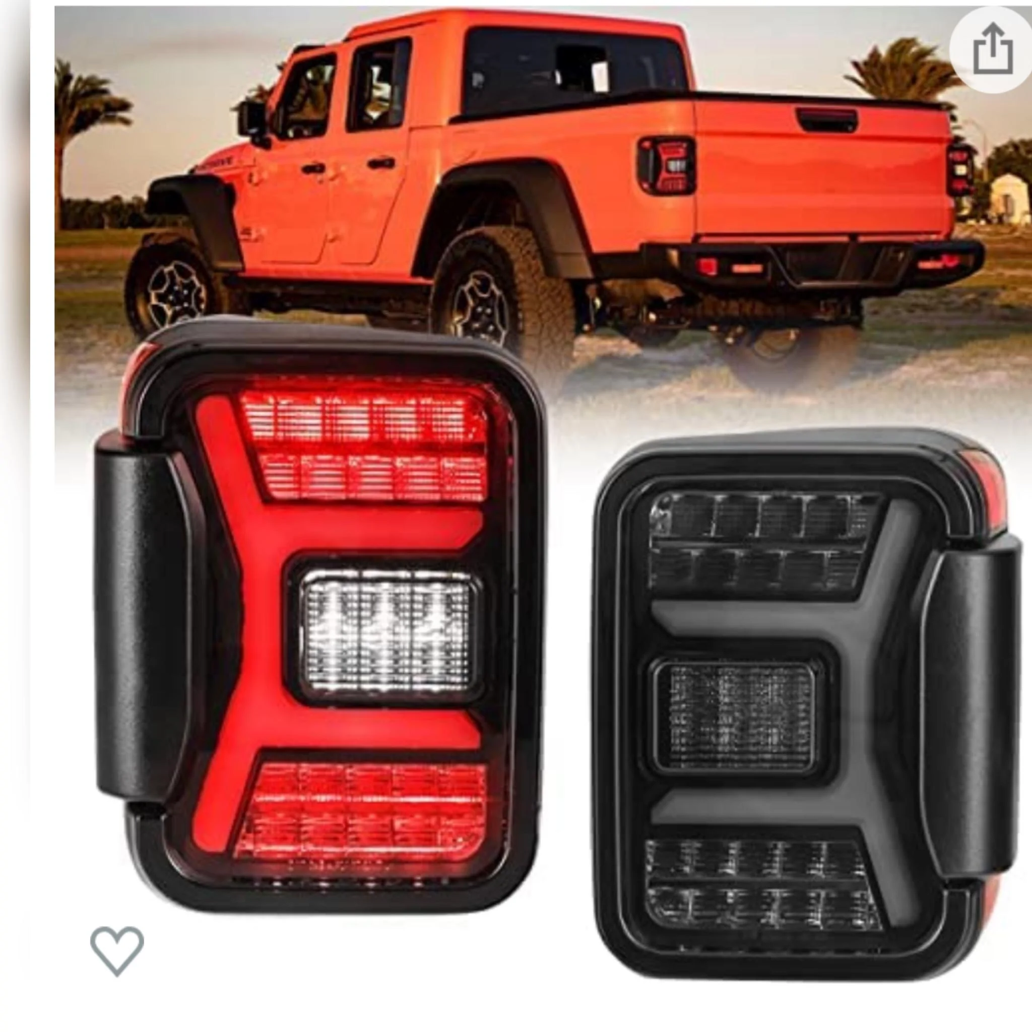Jeep Gladiator LED taillights with resistors 836D9C61-DC25-4FEC-9D08-88D076DFE1E7