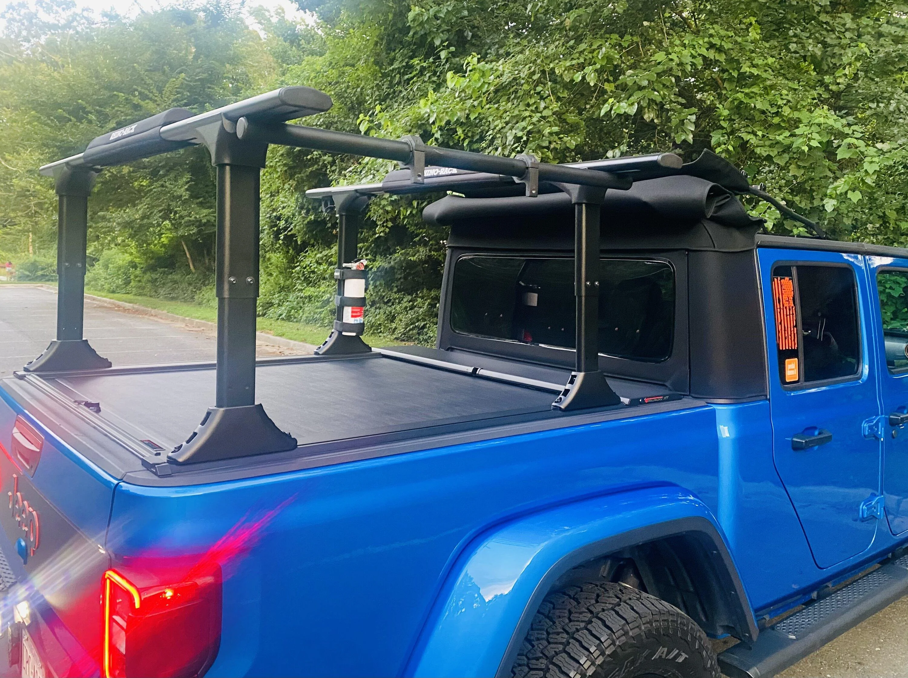 Jeep Gladiator My new rack tonneau combo F6F53E52-2055-4C59-B8E7-A308443A676C