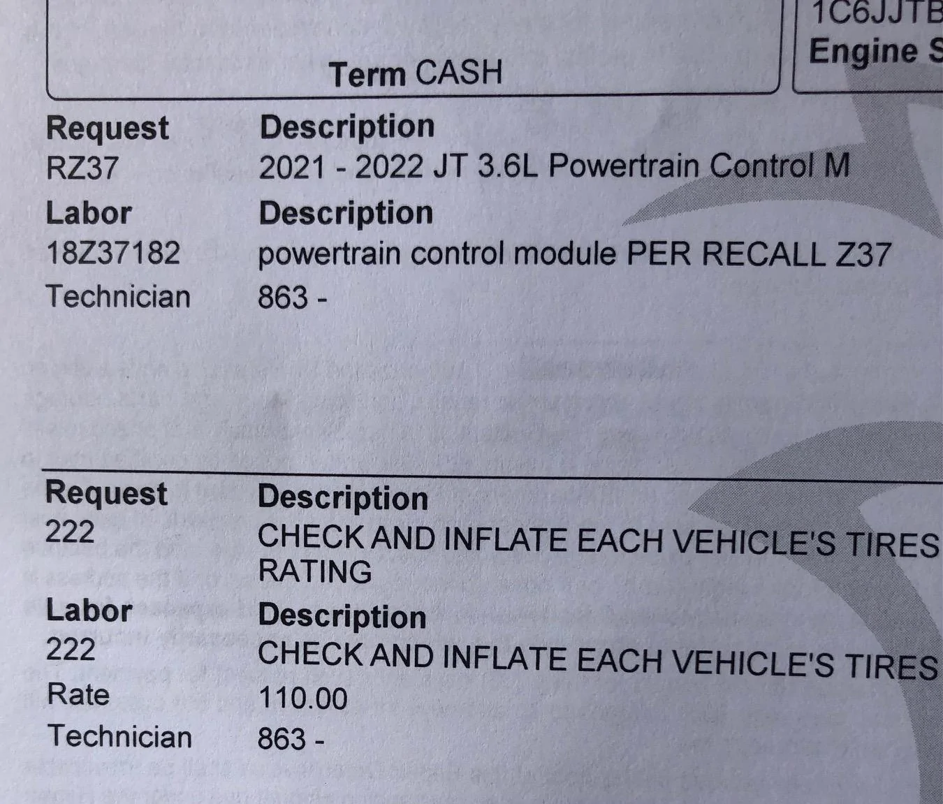 Jeep Gladiator Customer Satisfaction Notification Z37 1659113254253