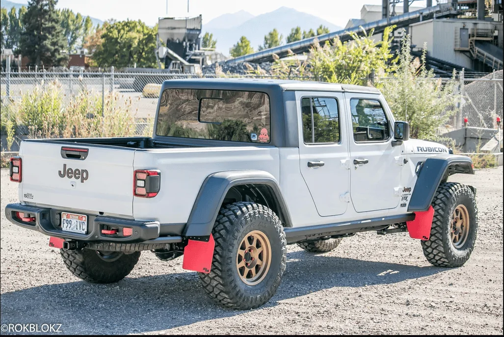 Jeep Gladiator Jeep Gladiator (JT) 2020, ROKBLOKZ  Quick Release Mud Flaps - Front & Rear × 1 Rokblokz