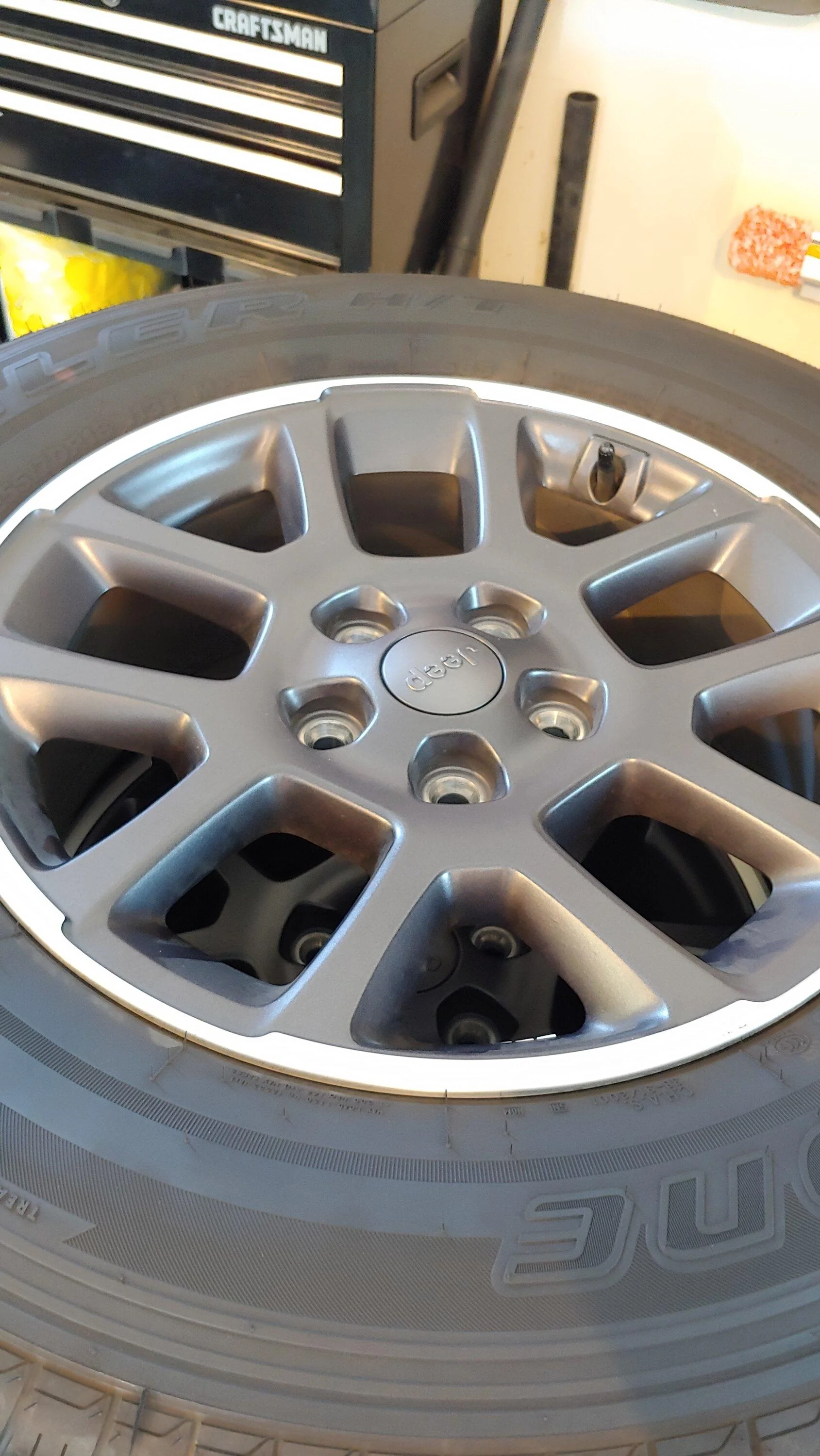 Jeep Gladiator $300 obo - Overland HT tires, wheels with tmps sensors 0730221629