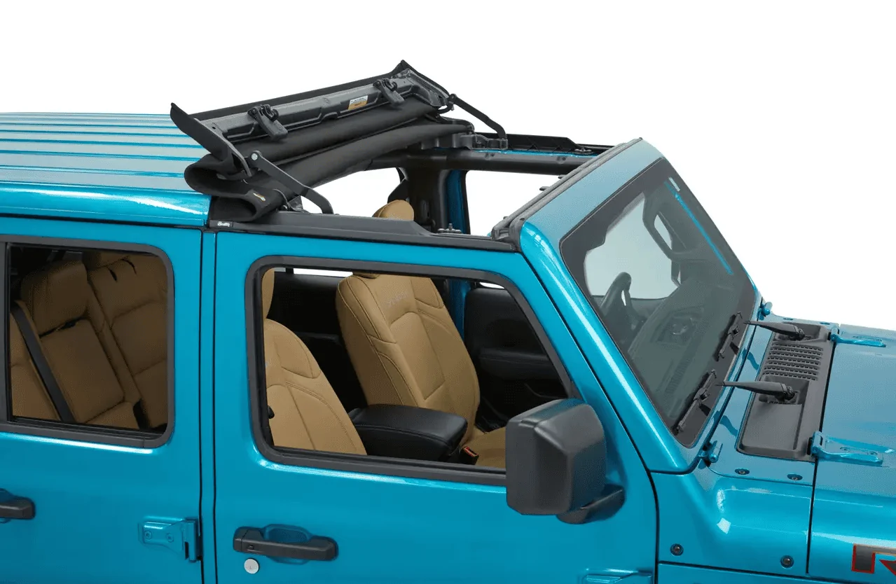 Jeep Gladiator Bestop Sunrider for Hardtop - 20 Gladiator / 18-20 Wrangler JL (Black Twill) besto