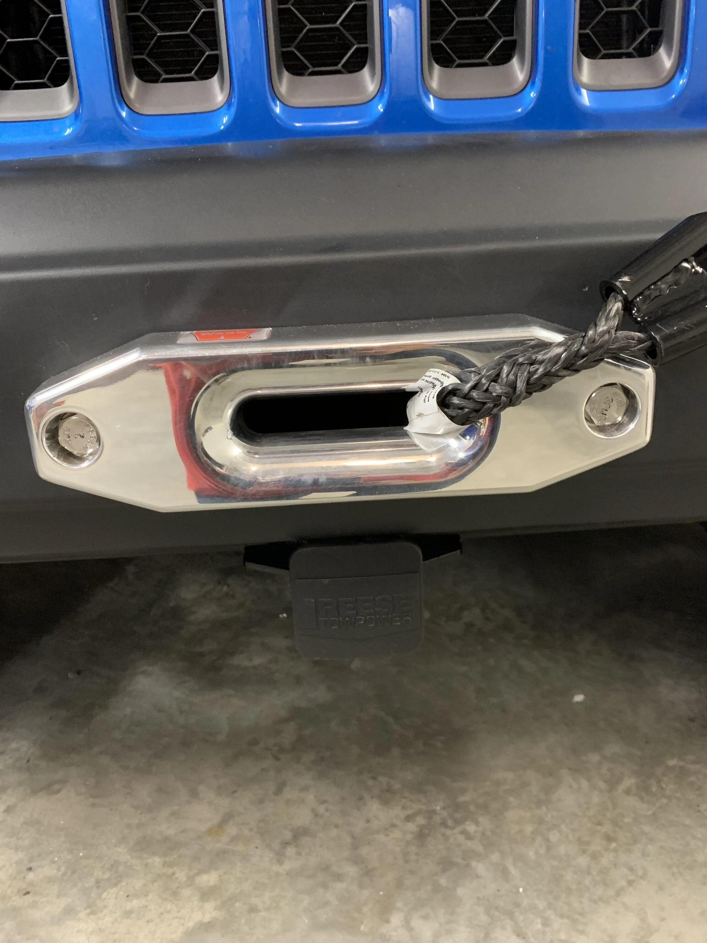 Jeep Gladiator Install 9000 lb. Warn winch on Mojave  plastic bumper, record time and zero sag! C827CF59-486E-4223-BC77-1912E1B3DBB8