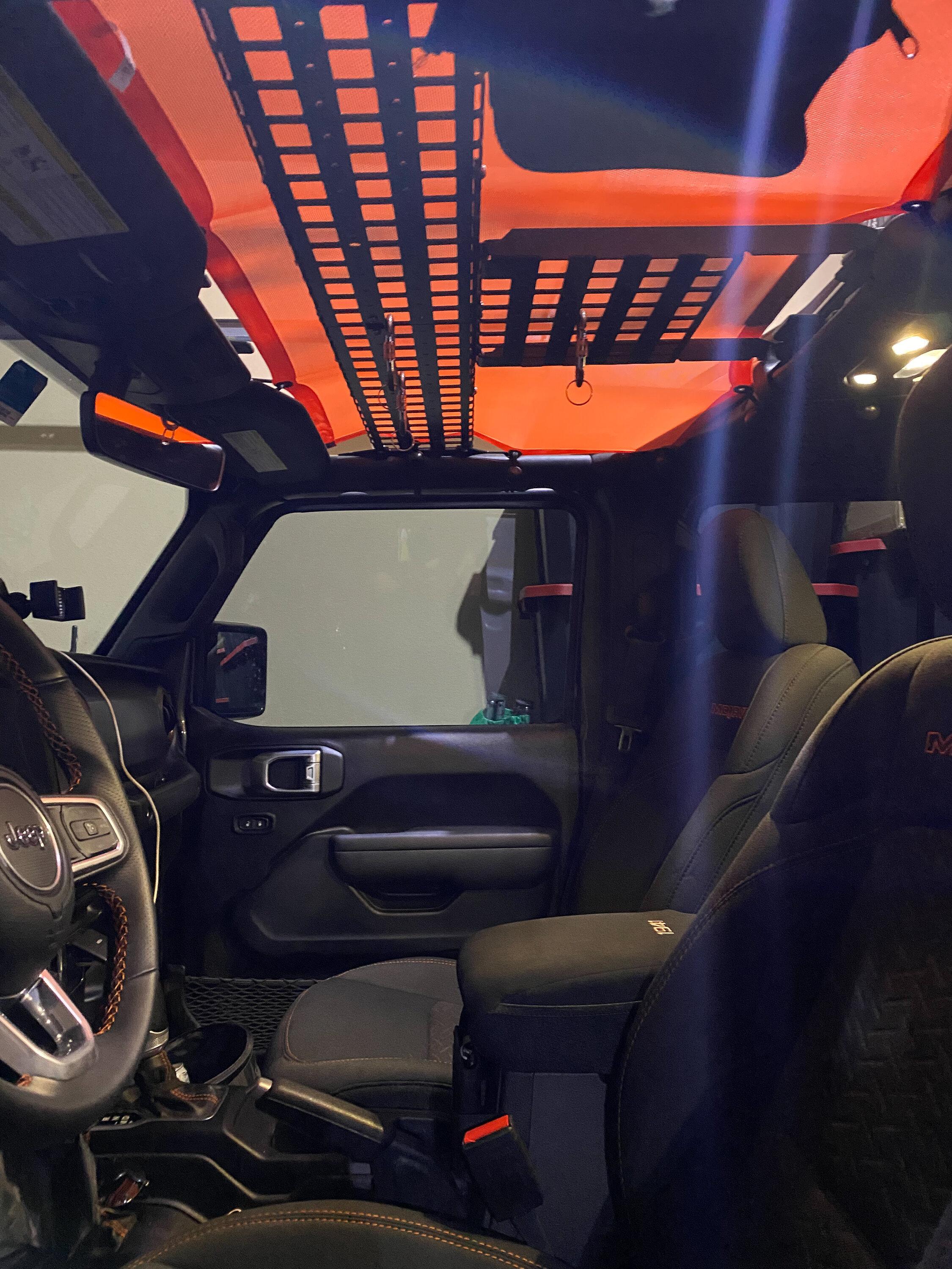 Jeep Gladiator American Adventure Labs Overhead Molle Shelf IMG_0839