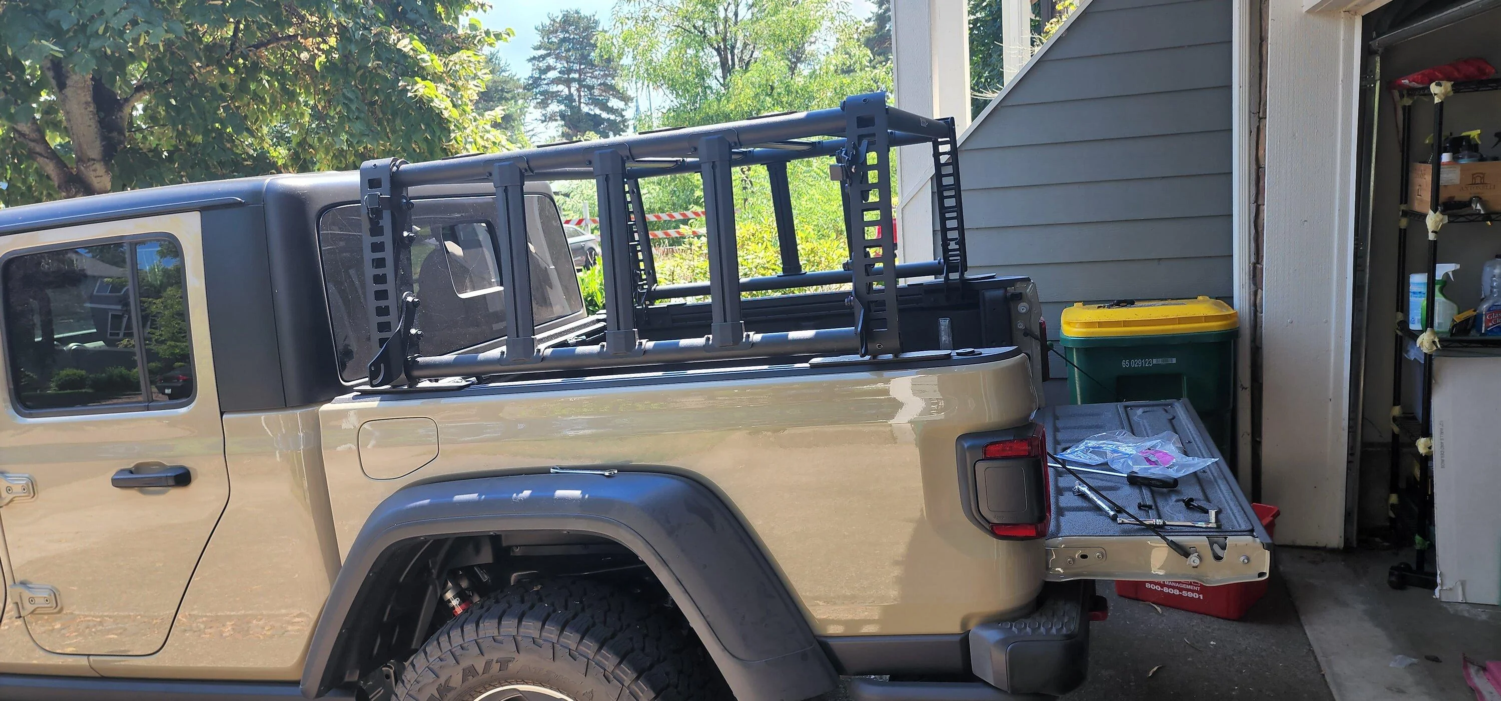 Jeep Gladiator On the way: "The BUS!" 2022 Gladiator JTR in Gobi. The build begins! 20220730_131631