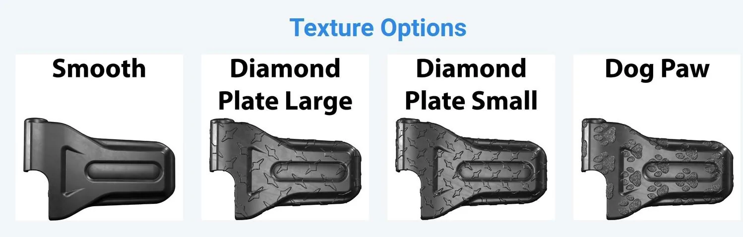 Jeep Gladiator ? ? Custom Design Hinge Covers  - Hood & Door - Multiple textures available.. 01