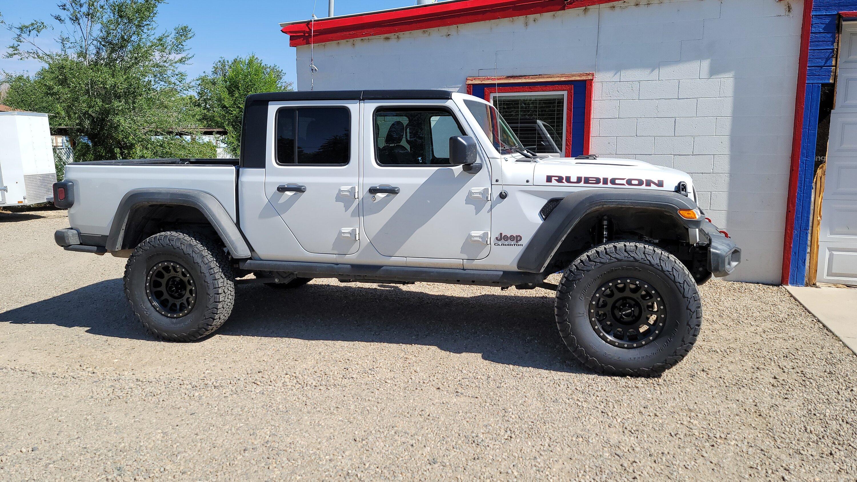 Jeep Gladiator Deisel lift specifics 20220711_102217