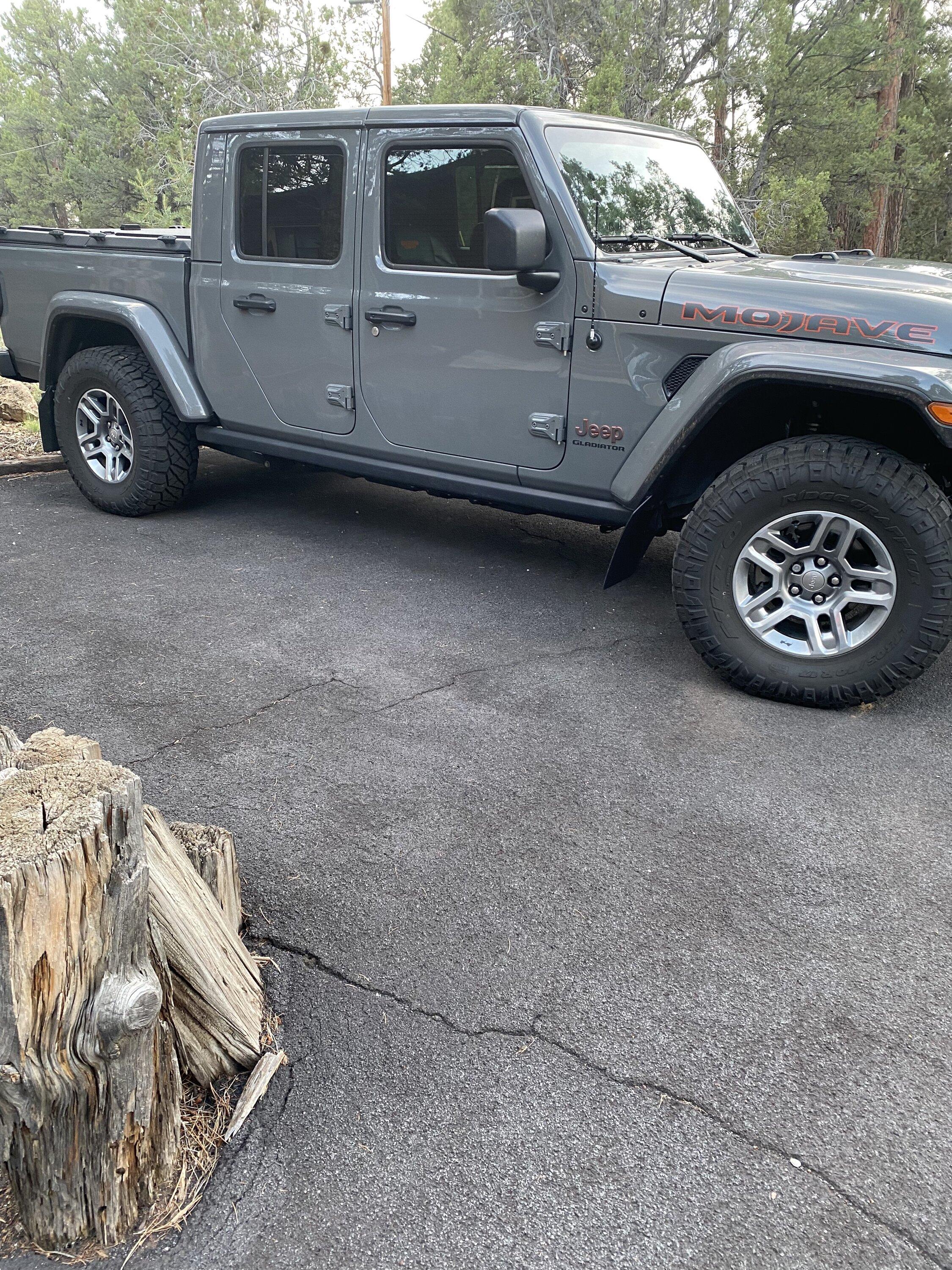Jeep Gladiator Replacing my stock Mojave tires for some more AT tires? JT Mojave side 1