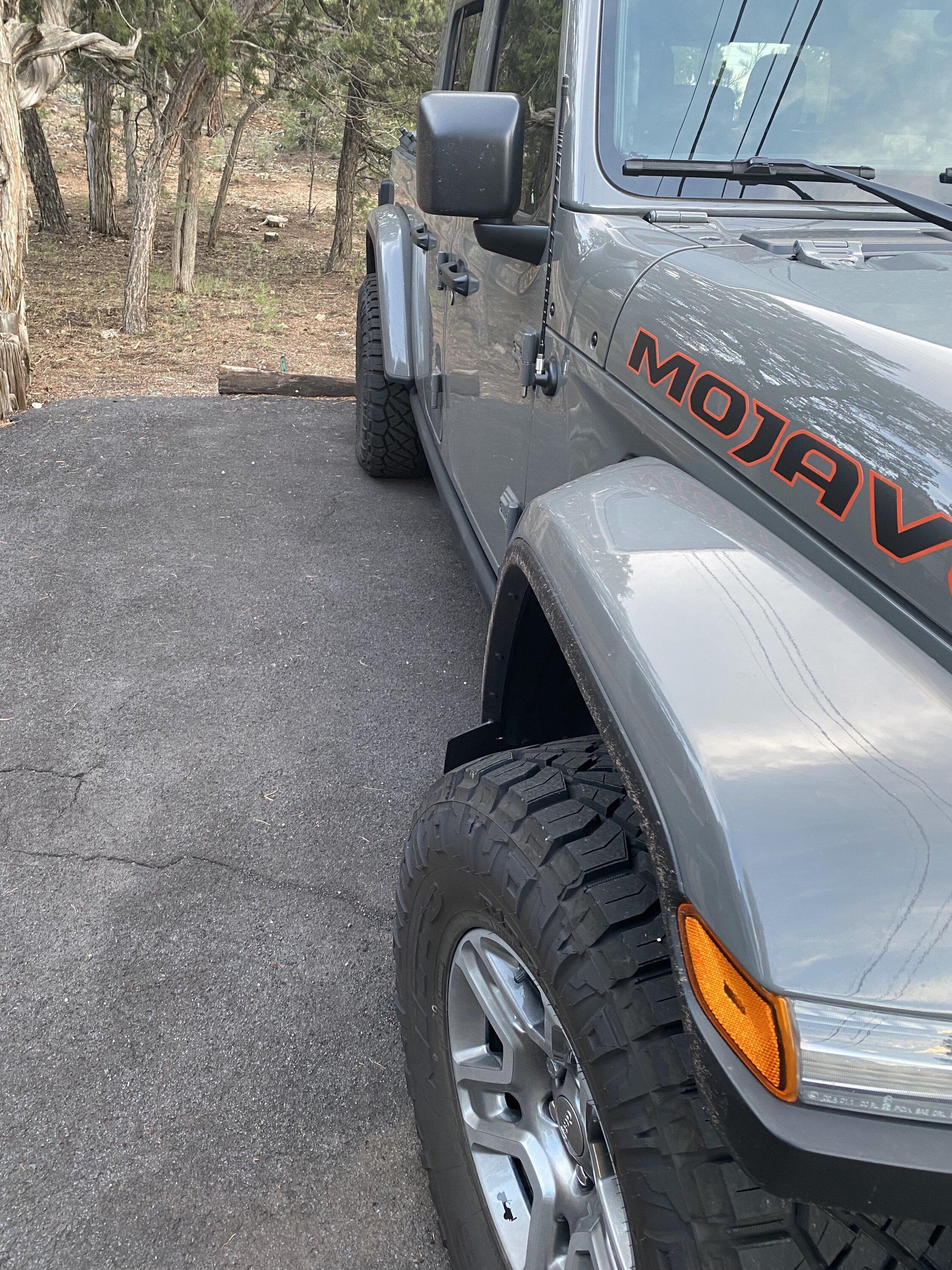Jeep Gladiator Replacing my stock Mojave tires for some more AT tires? JT Mojave Pass Poke