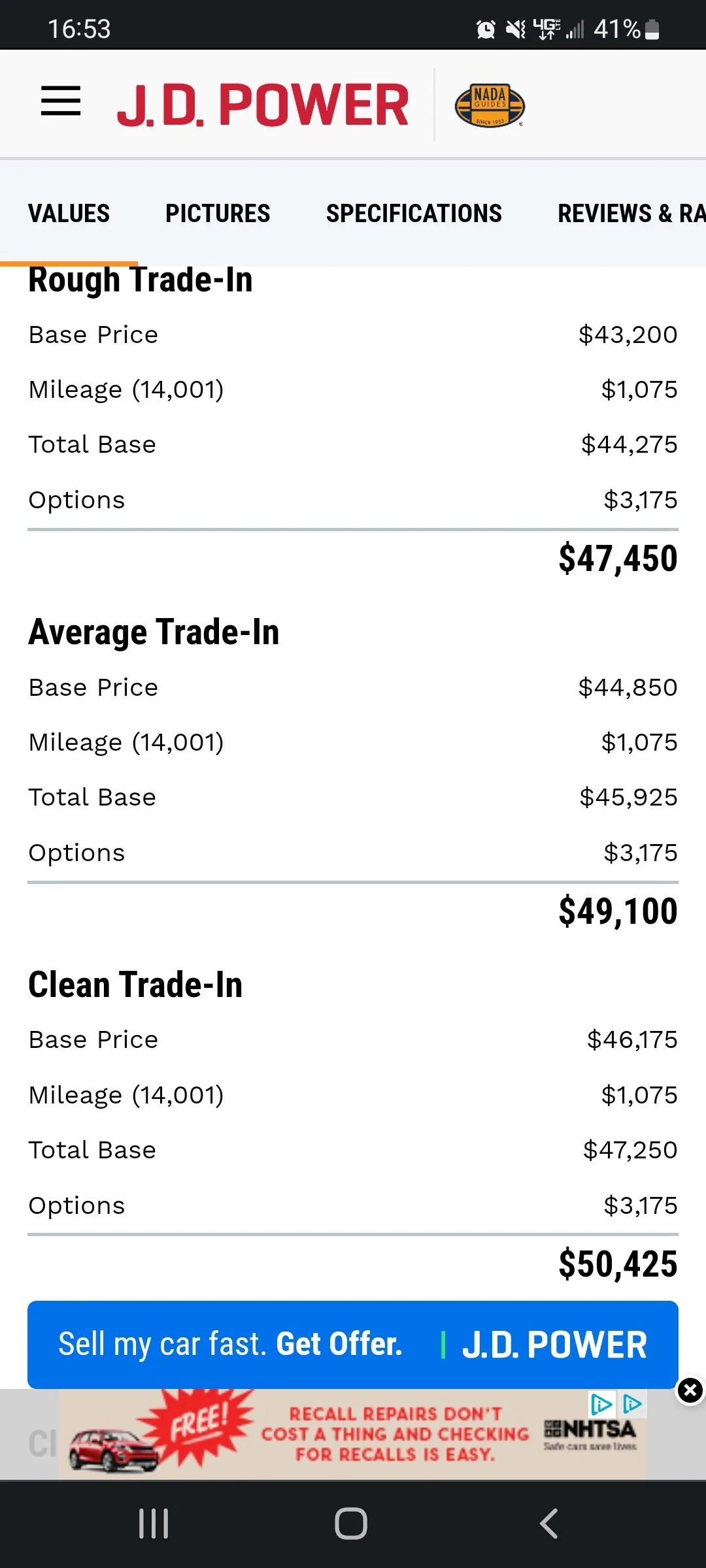 Jeep Gladiator i need thoughts and opinions trade my 2021 overland for 2020 mojave? Screenshot_20220801-165321_Chrom