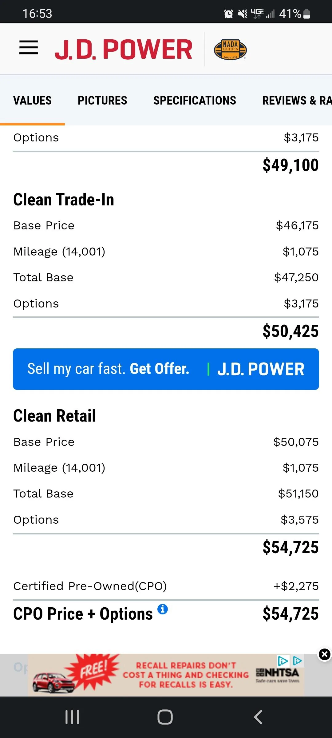 Jeep Gladiator i need thoughts and opinions trade my 2021 overland for 2020 mojave? Screenshot_20220801-165343_Chrom