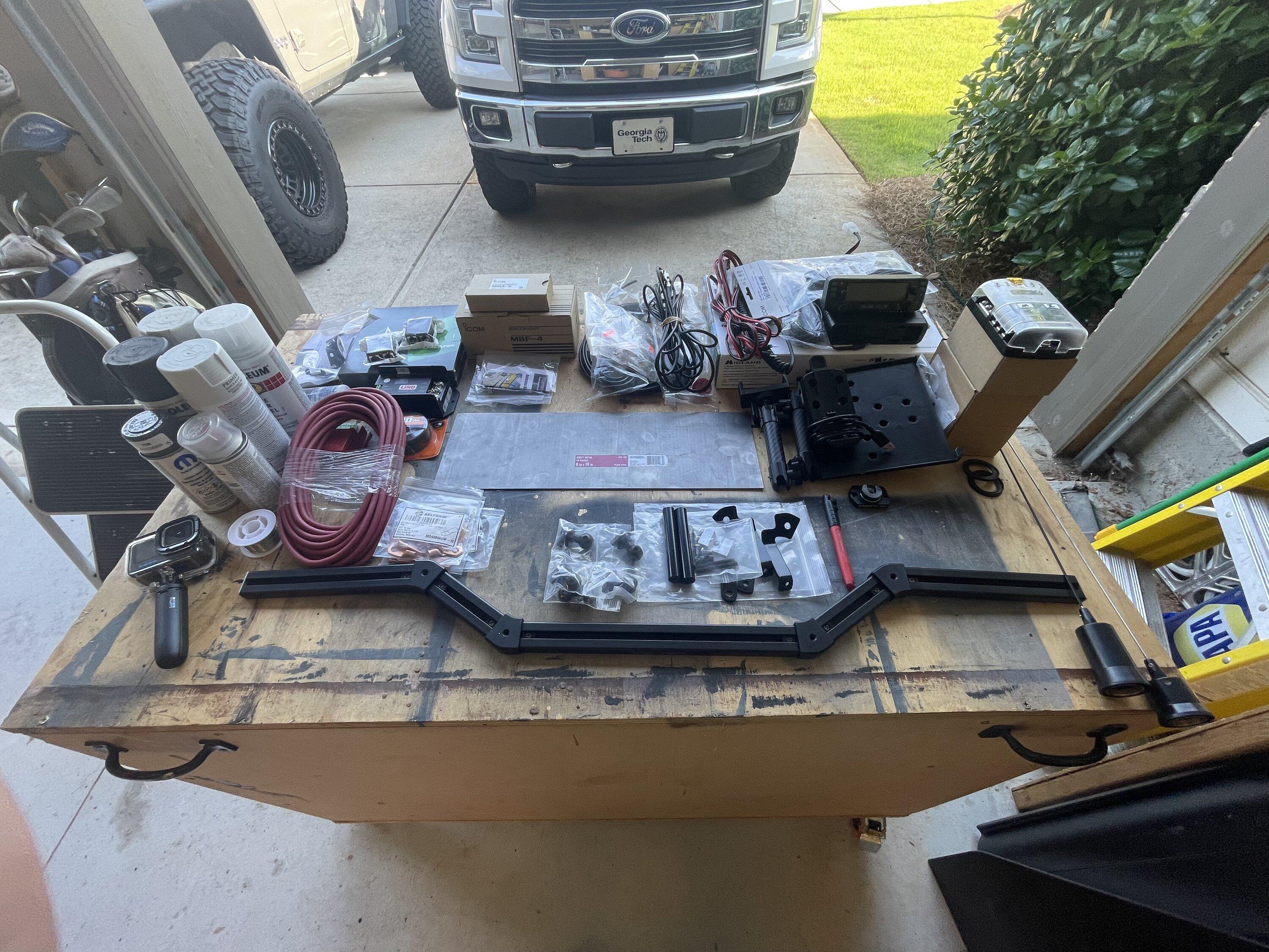 Jeep Gladiator Detailed Radio Install Project - Midland MXT575 GMRS & Icom IC-2730A Ham Radio IMG_2837
