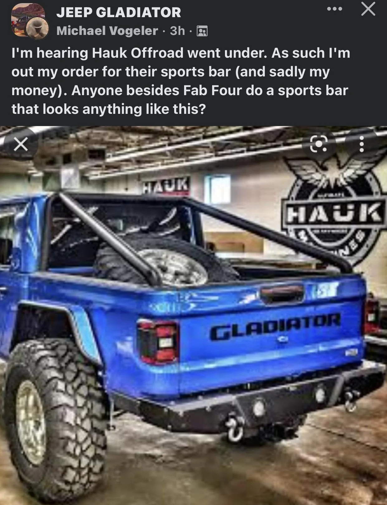 Jeep Gladiator Beware of Hauk Offroad 775721E0-EDD4-4444-A3F6-72BCFFC54E0A