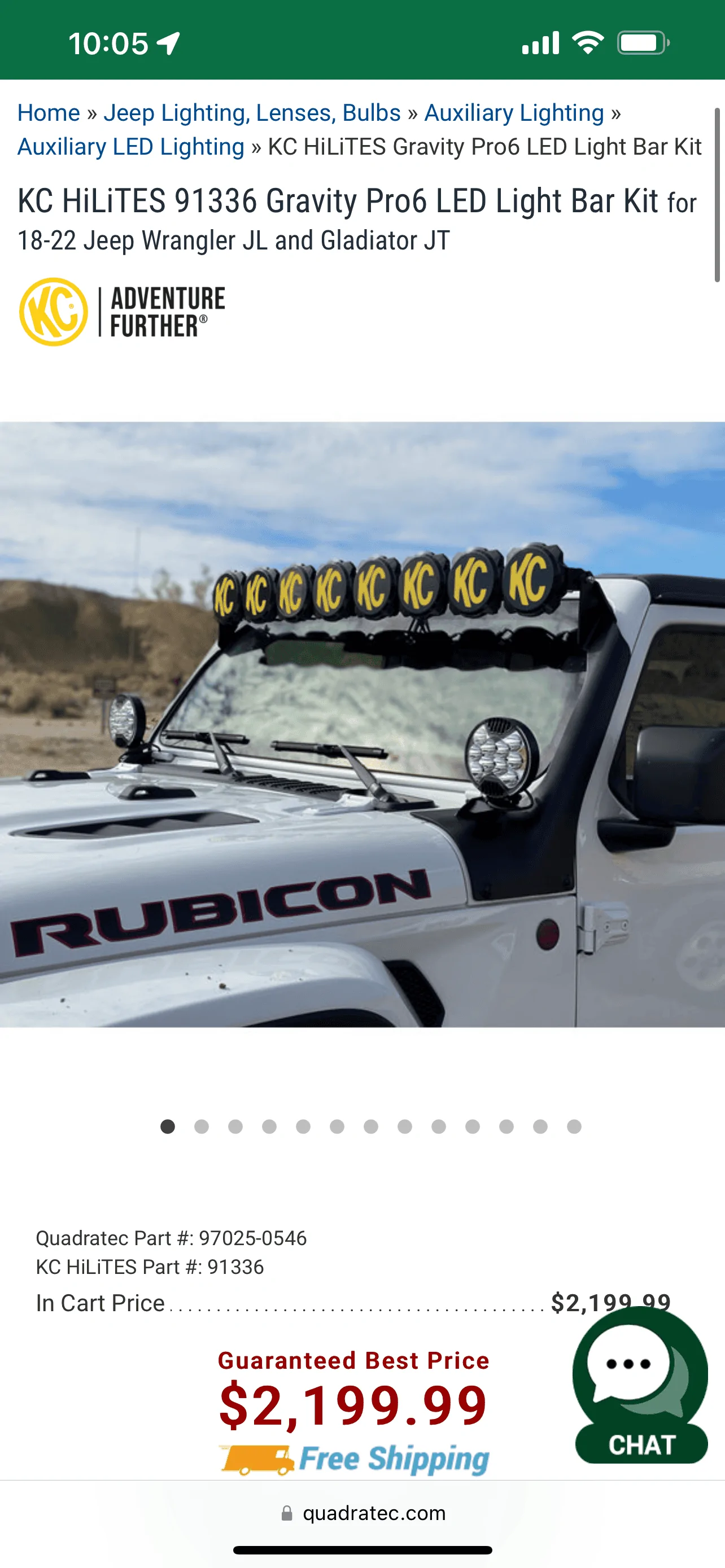Jeep Gladiator Kc gravity 6 pro lights with mount. DD235908-5245-46BD-AE0F-FEB53D99214B