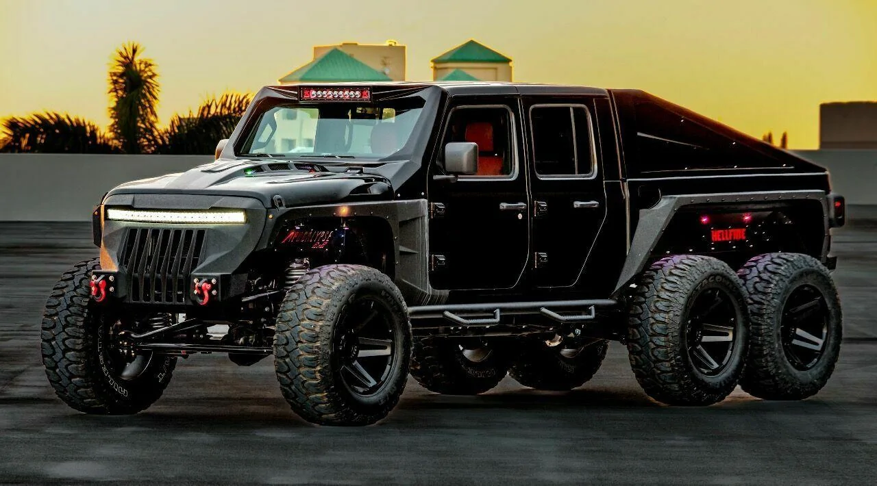 Jeep Gladiator New Gladiator Police Trucks in Hollywood, FL somebody-paid-220000-for-an-apocalypse-hellfire-6x6-with-cybertruck-inspired-headlights-18249