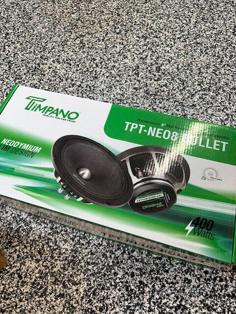 Jeep Gladiator Soundbar Audio Setup - Abby 8" speaker adapters, 8" timpano's and 3.5 Skar tweeter IMG_9971