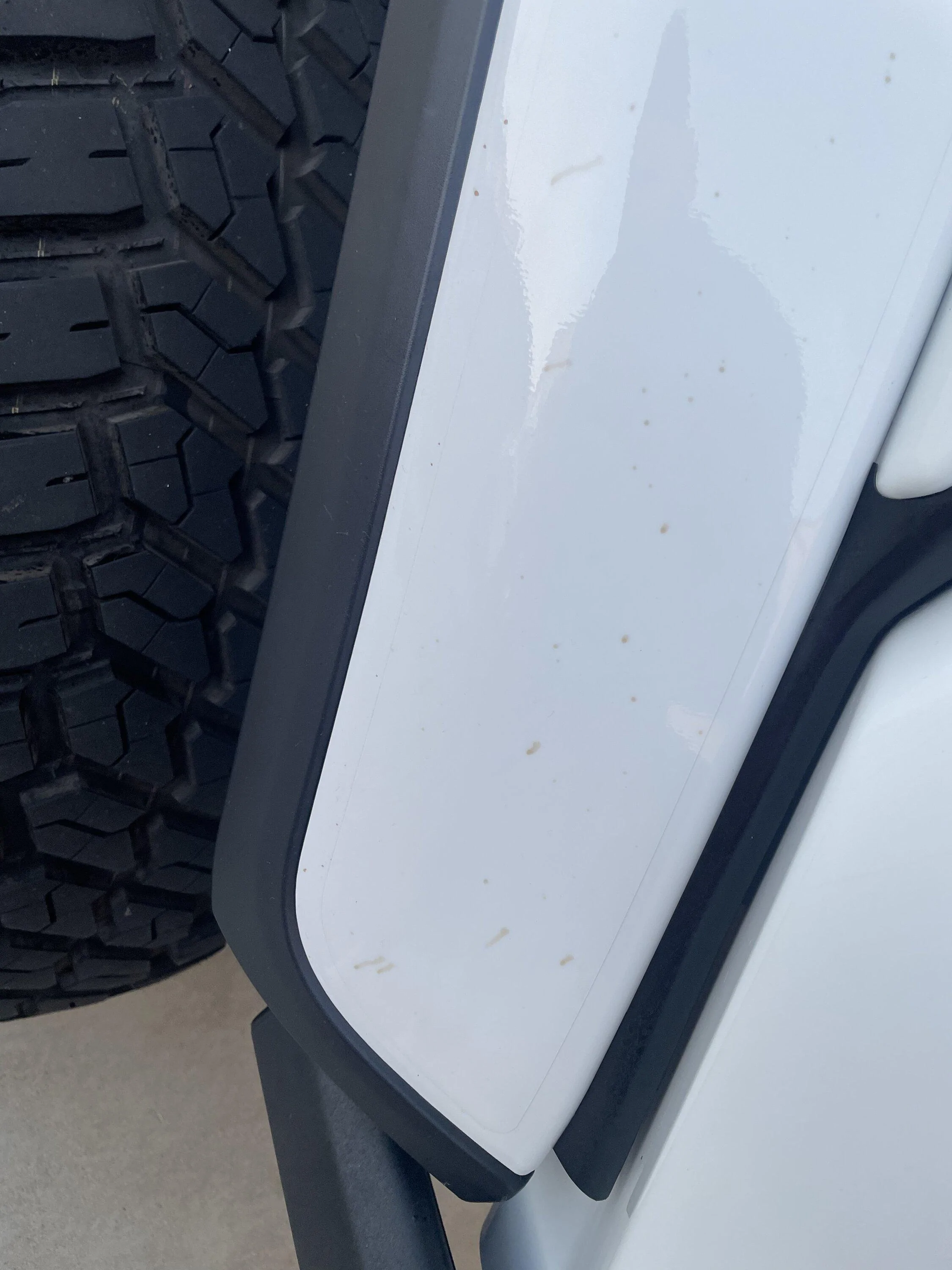 Jeep Gladiator Stains on painted fenders 1E87464B-98F2-4461-928F-7BF604FB489C