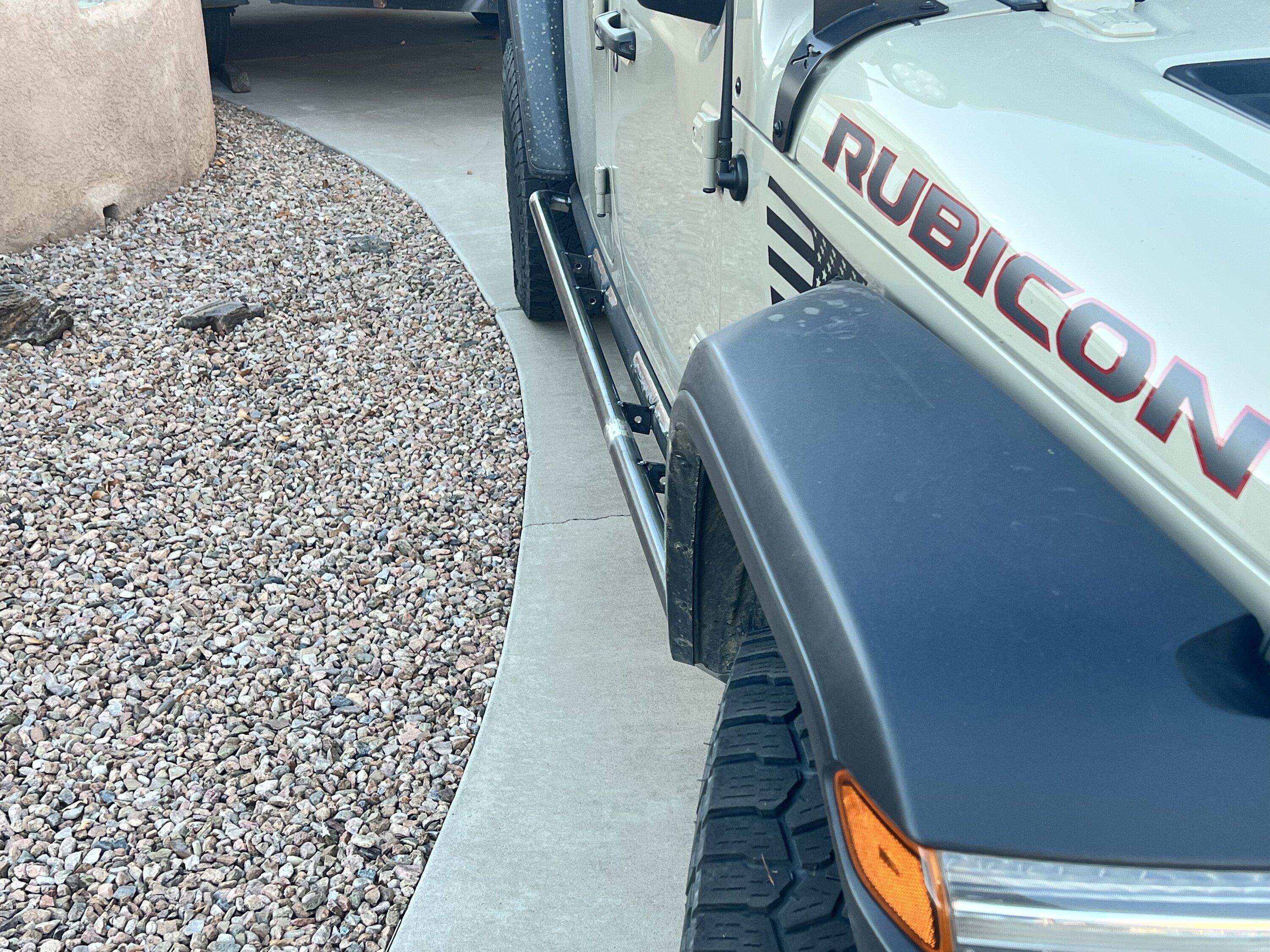 Jeep Gladiator Has anyone modified their Rock Rails by welding on step bars (like this)? B1B89C25-AB59-4A1A-9893-35A05E2C2A22