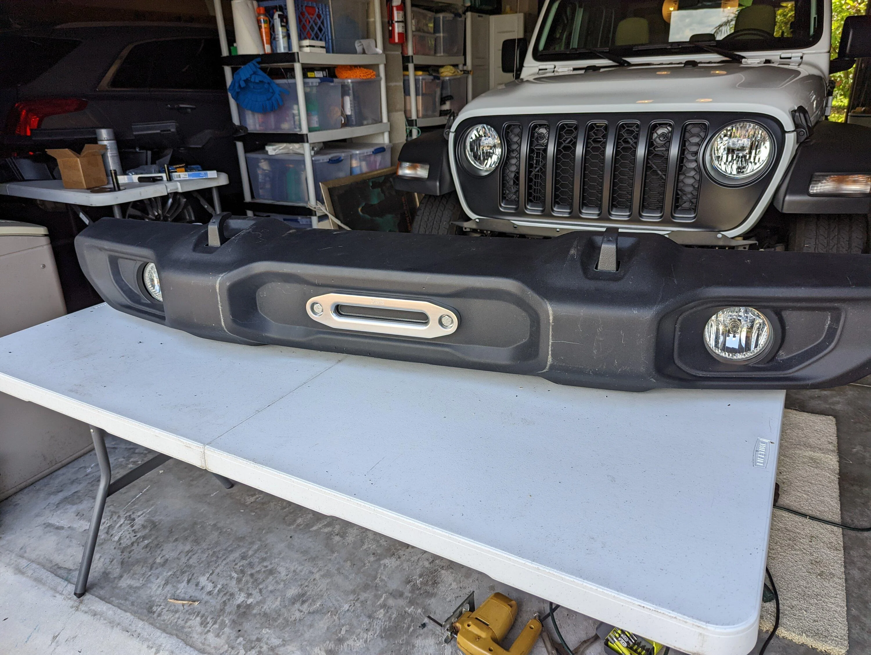 Jeep Gladiator Sport-S stock bumper and a winch....educate me PXL_20220807_165727862