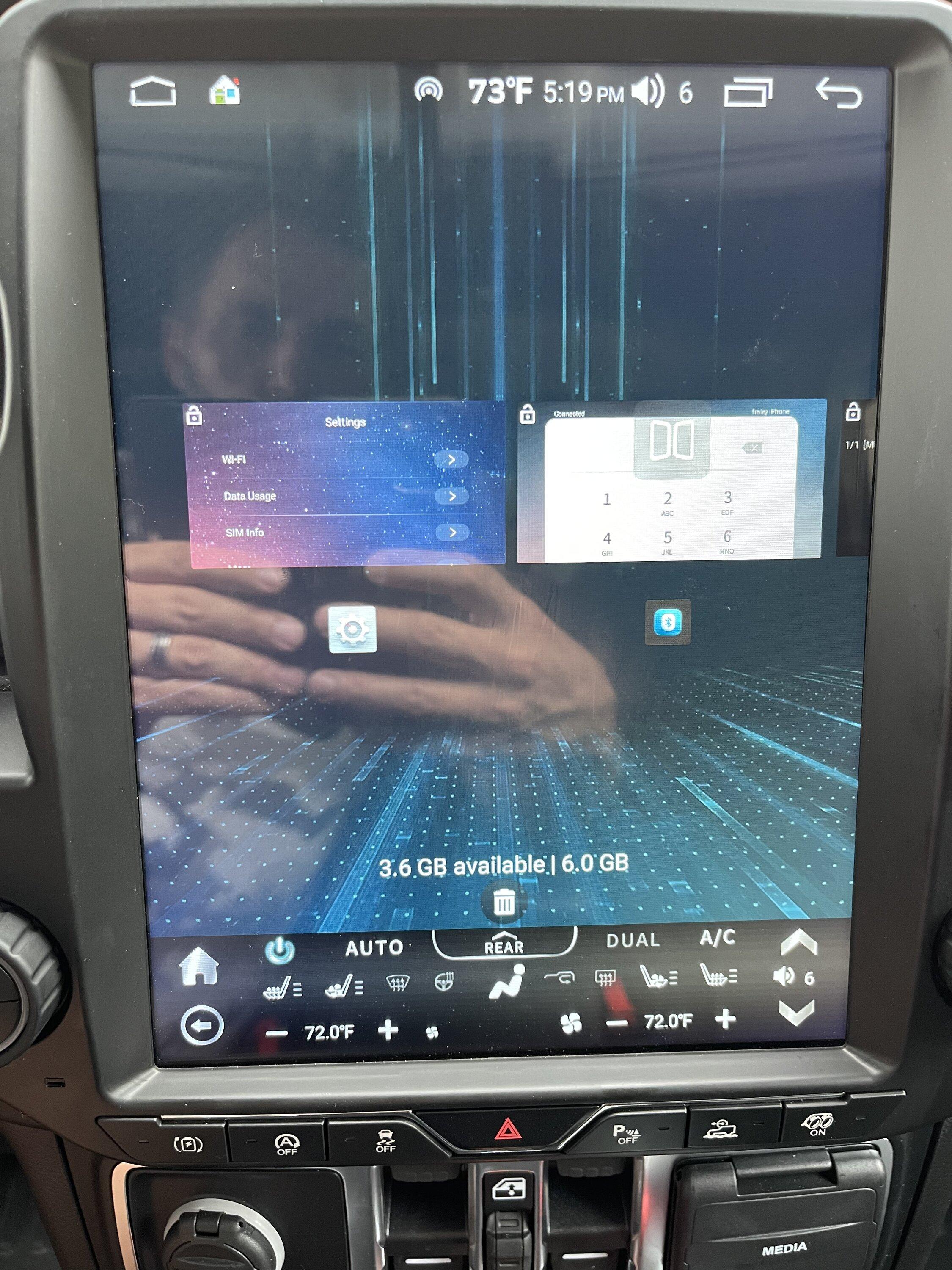 Jeep Gladiator Phoenix Android Radio 7862 model. A3129B2F-8636-4EB3-BA6D-80B8B7C08138