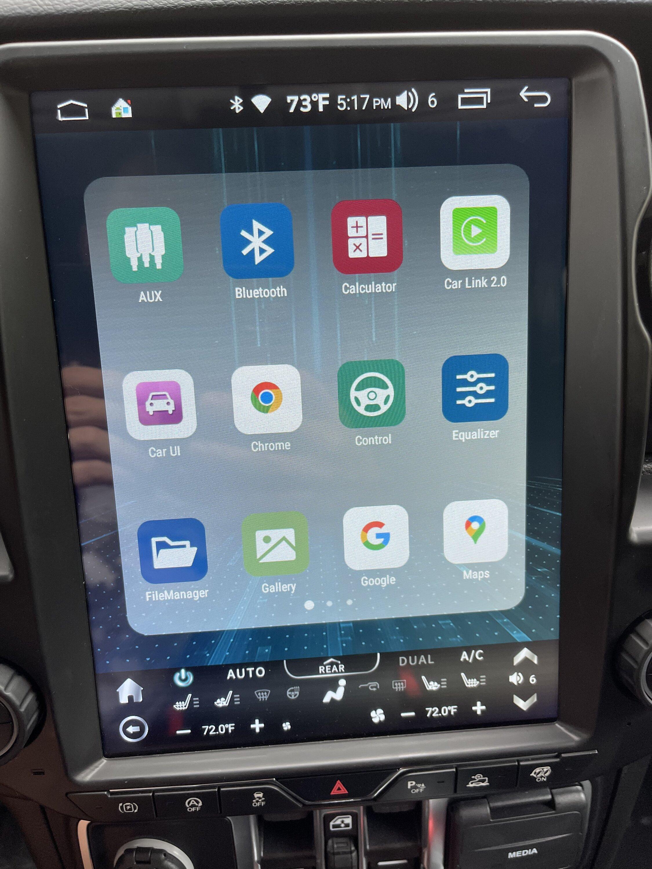 Jeep Gladiator Phoenix Android Radio 7862 model. 99CA8E0B-CE78-404C-9B99-B3D24BC807C0