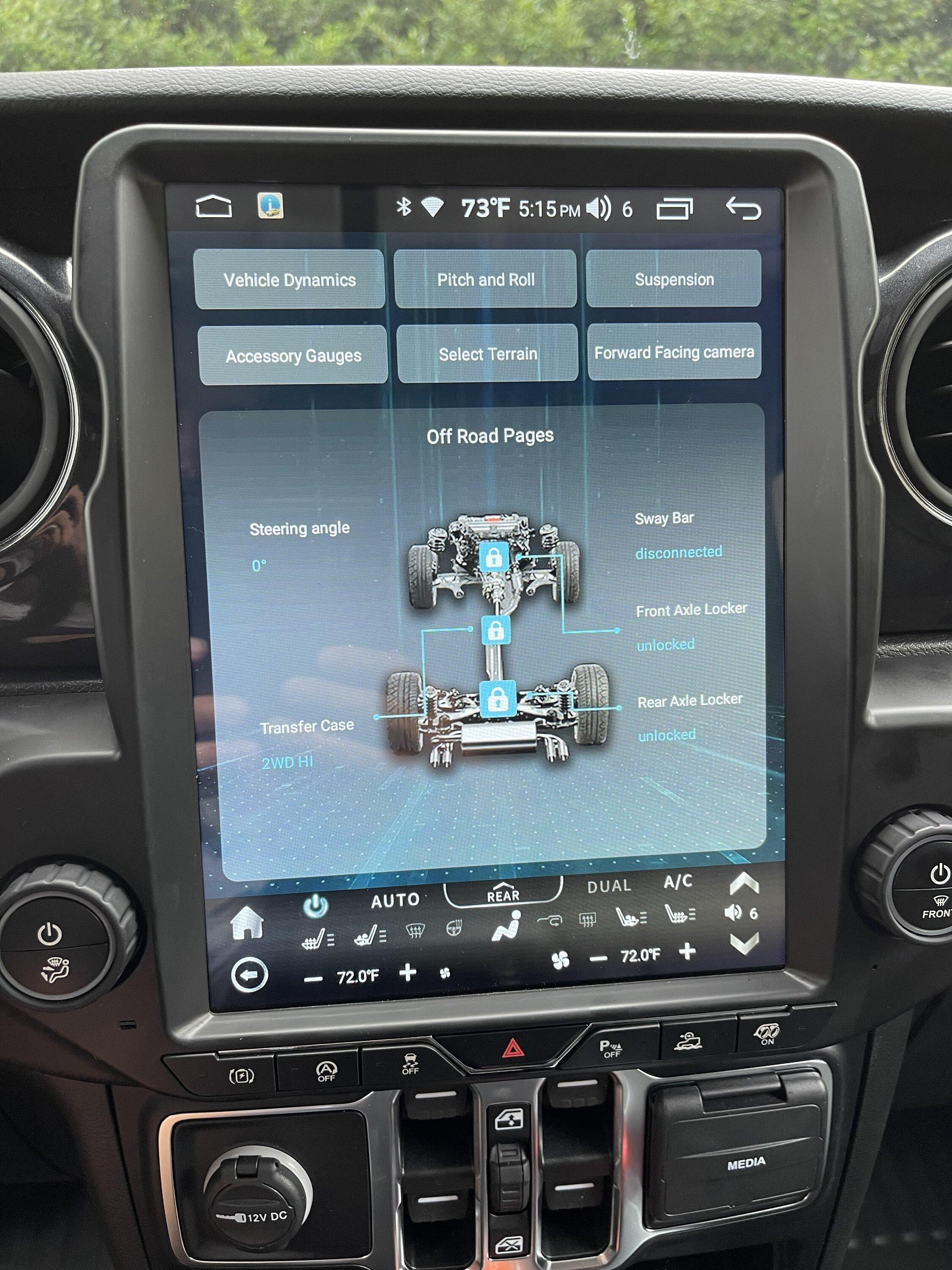 Jeep Gladiator Phoenix Android Radio 7862 model. 3BEB9B67-E5F1-4D59-9D34-F06B33C3B5F6