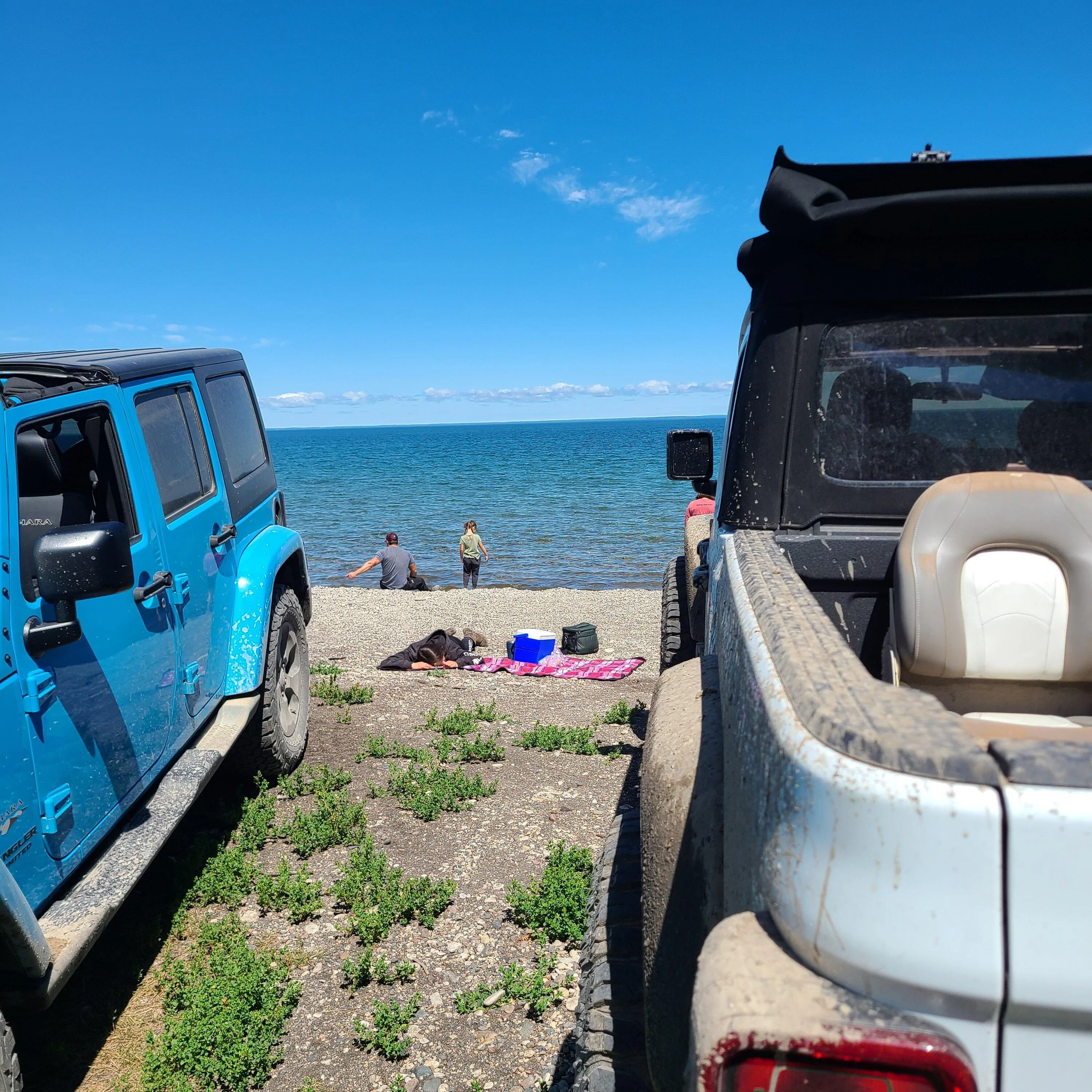 Jeep Gladiator Has anyone done the Drummond Island trails in Michigan? 20220802_130945
