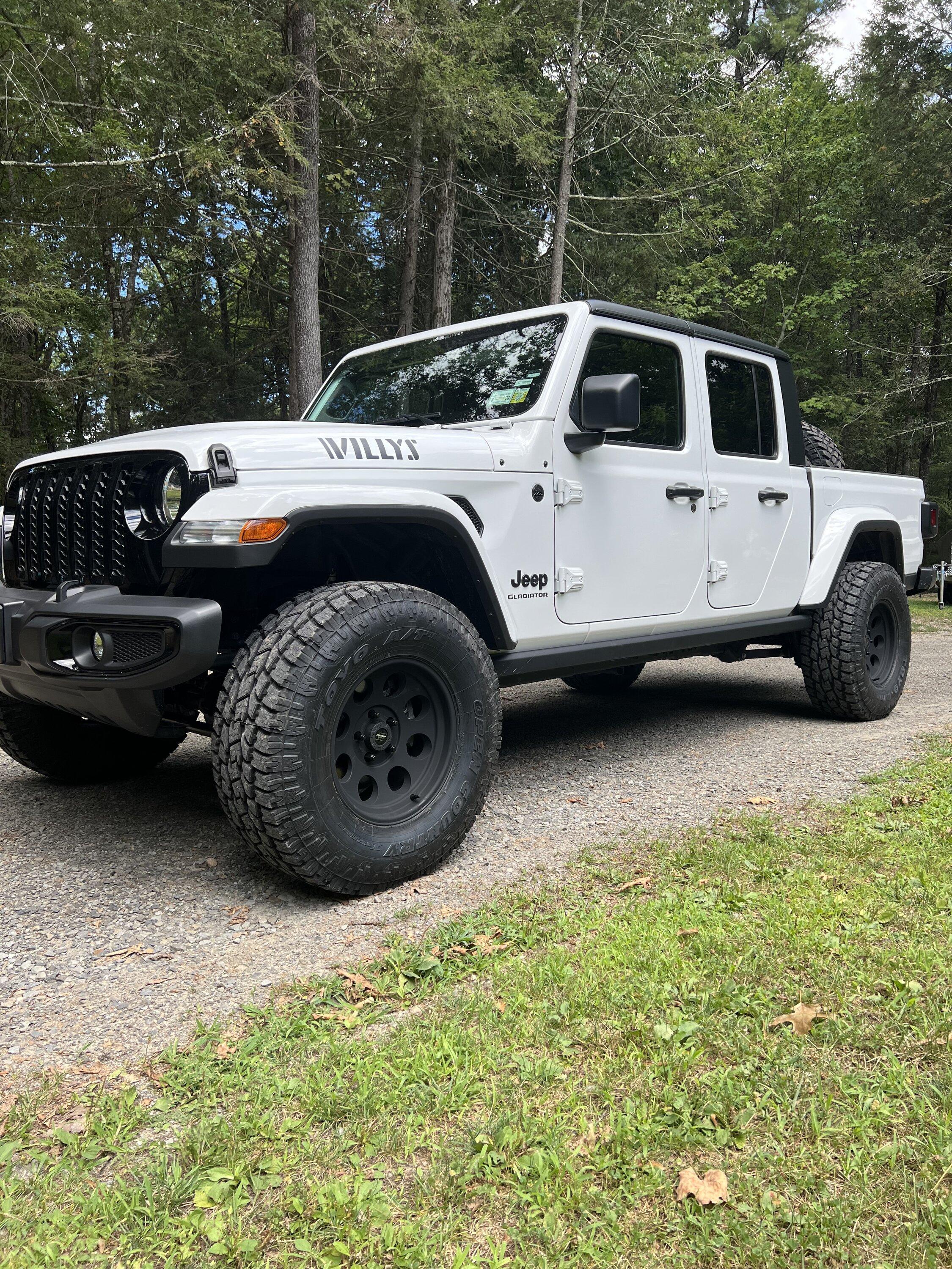 Jeep Gladiator Mopar 2” lift wooden crate almost got me. 9BB84FCC-29B2-4F0F-8CC9-B32059FE2A87