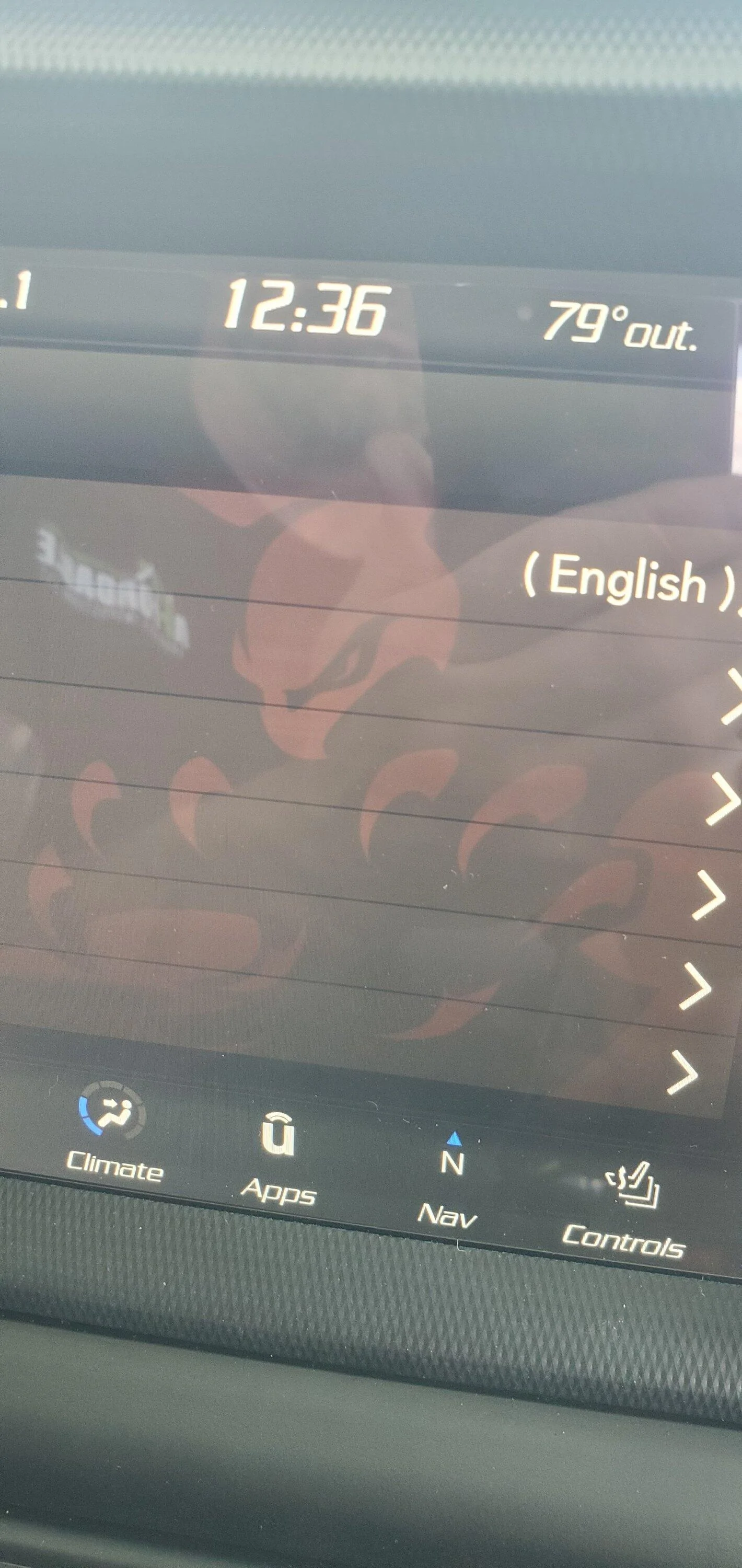 Jeep Gladiator Anyone seen this before on the touch screen?  I tried searching the topics. 20220810_123638