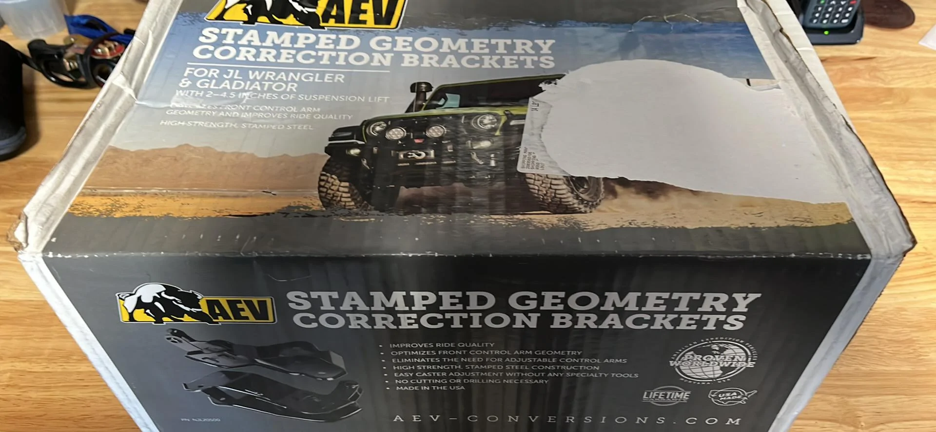 Jeep Gladiator NIB AEV Geometry Correction Brackets 086FA0D3-64CE-42DD-8A16-AE26F0545B3A