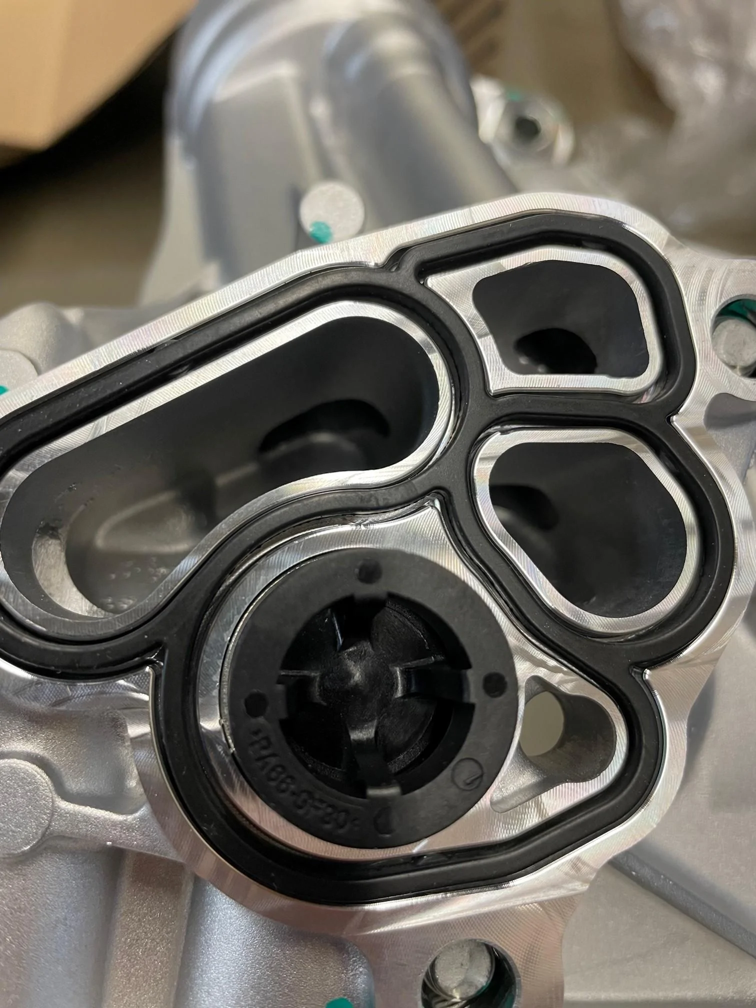 Jeep Gladiator Anatomy of the oil cooler and filter housing. cooler 5