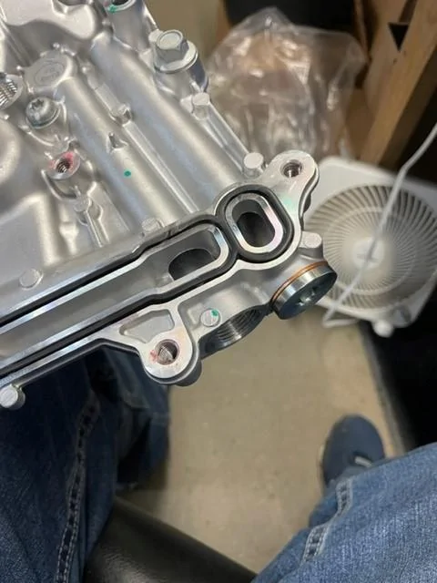 Jeep Gladiator Anatomy of the oil cooler and filter housing. cooler 10
